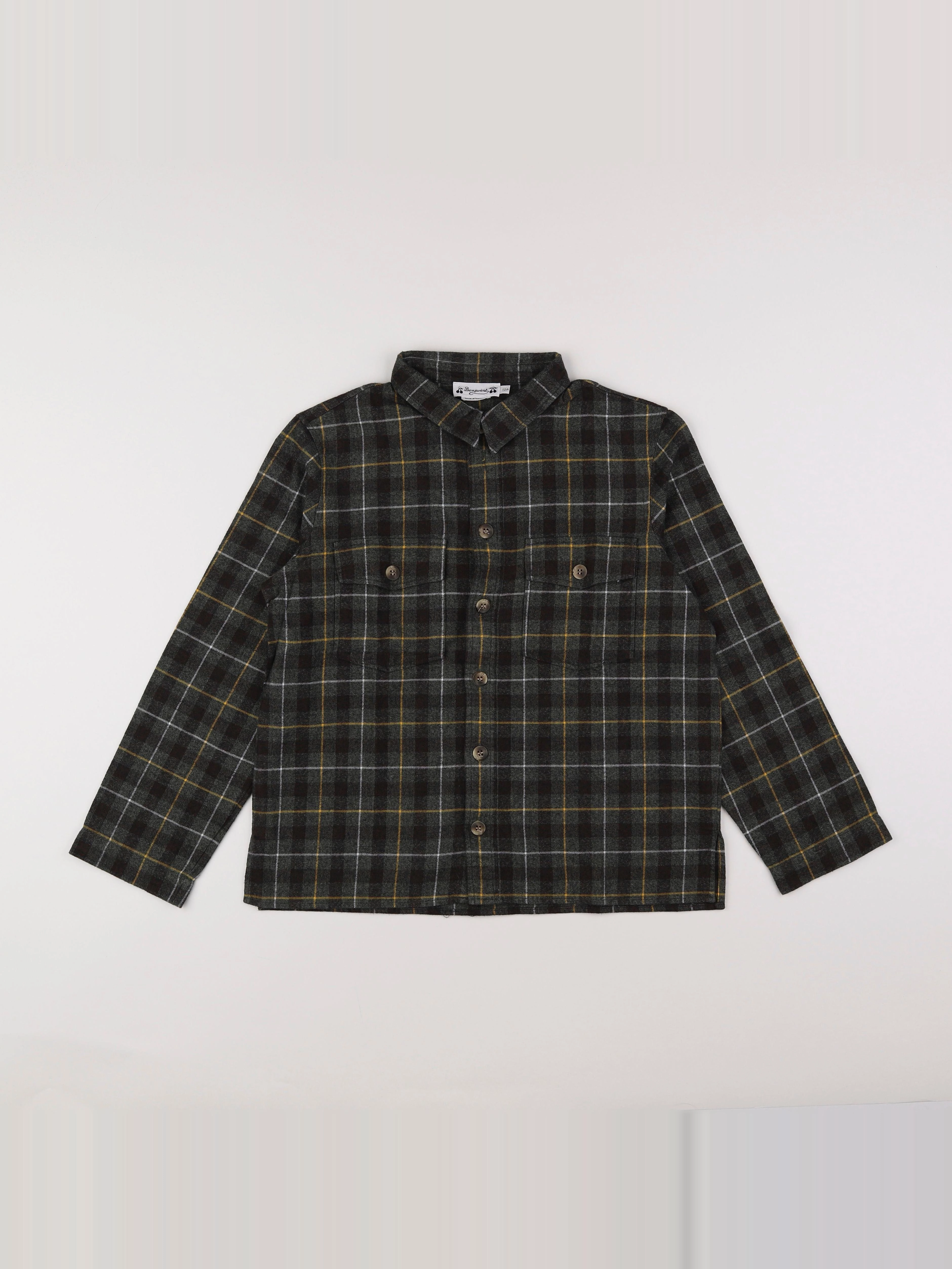 Bonpoint - chemise vert - 12 ans