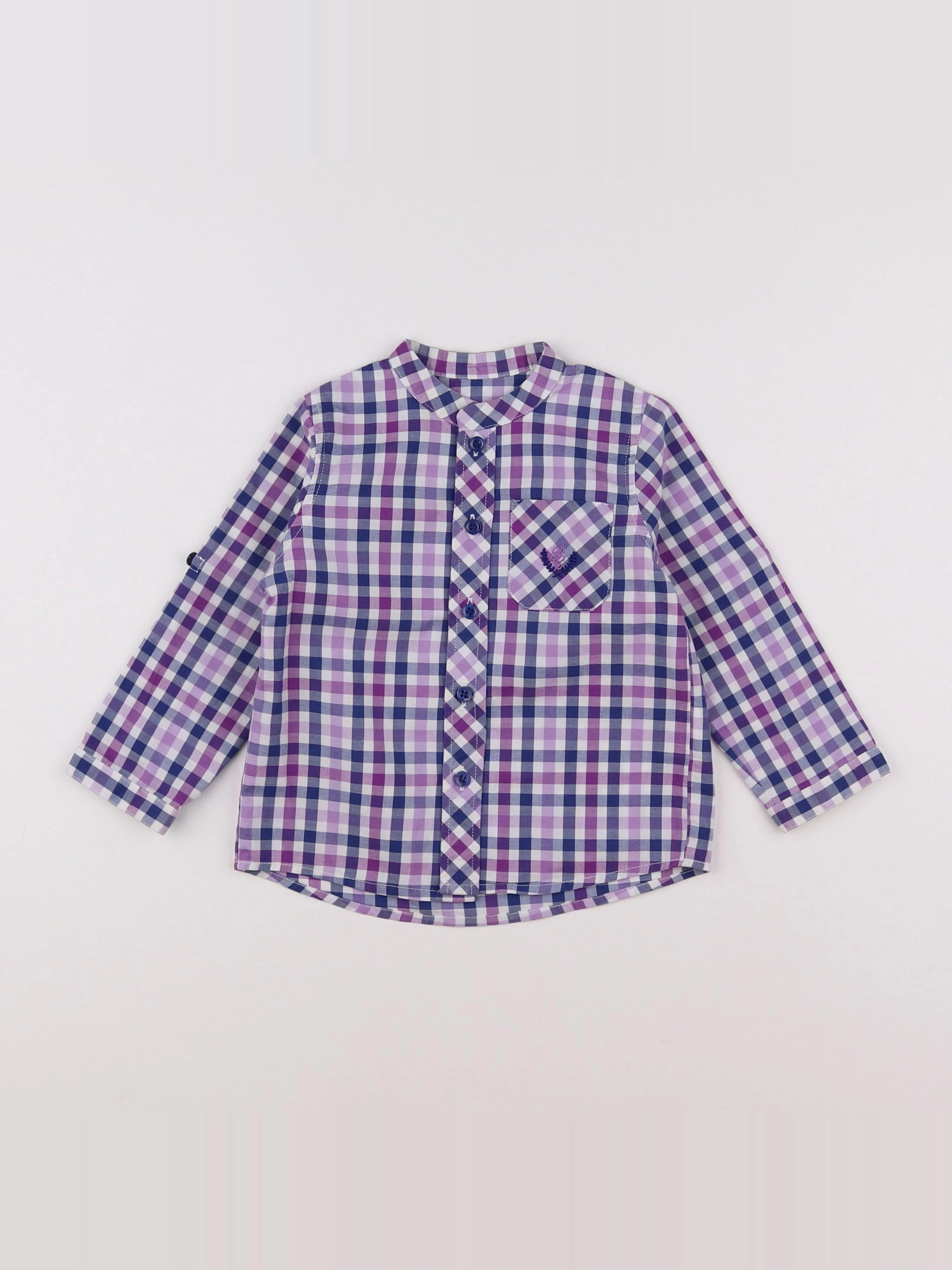 Pili Carrera - chemise rose - 2 ans
