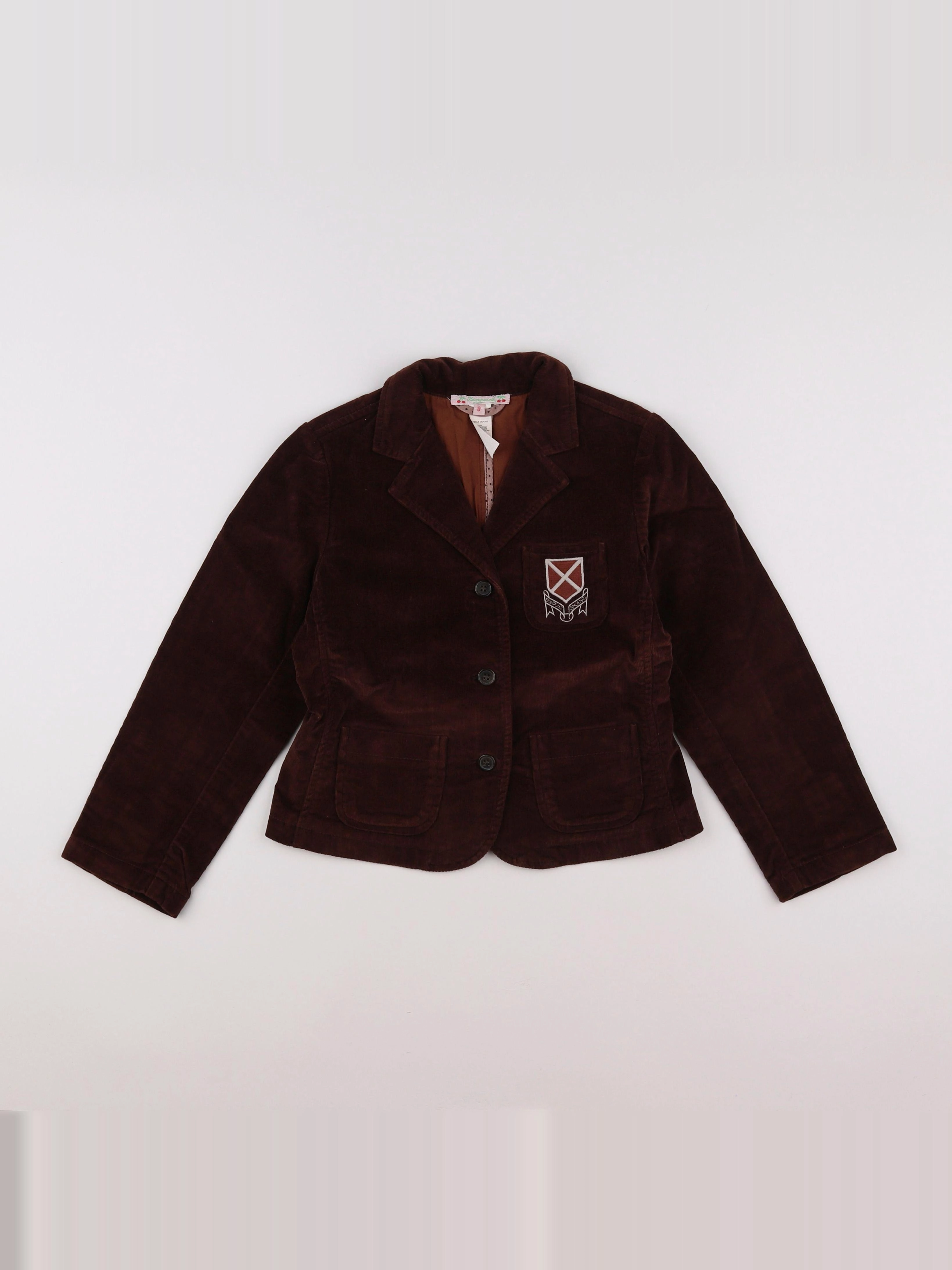 Bonpoint - veste marron - 8 ans