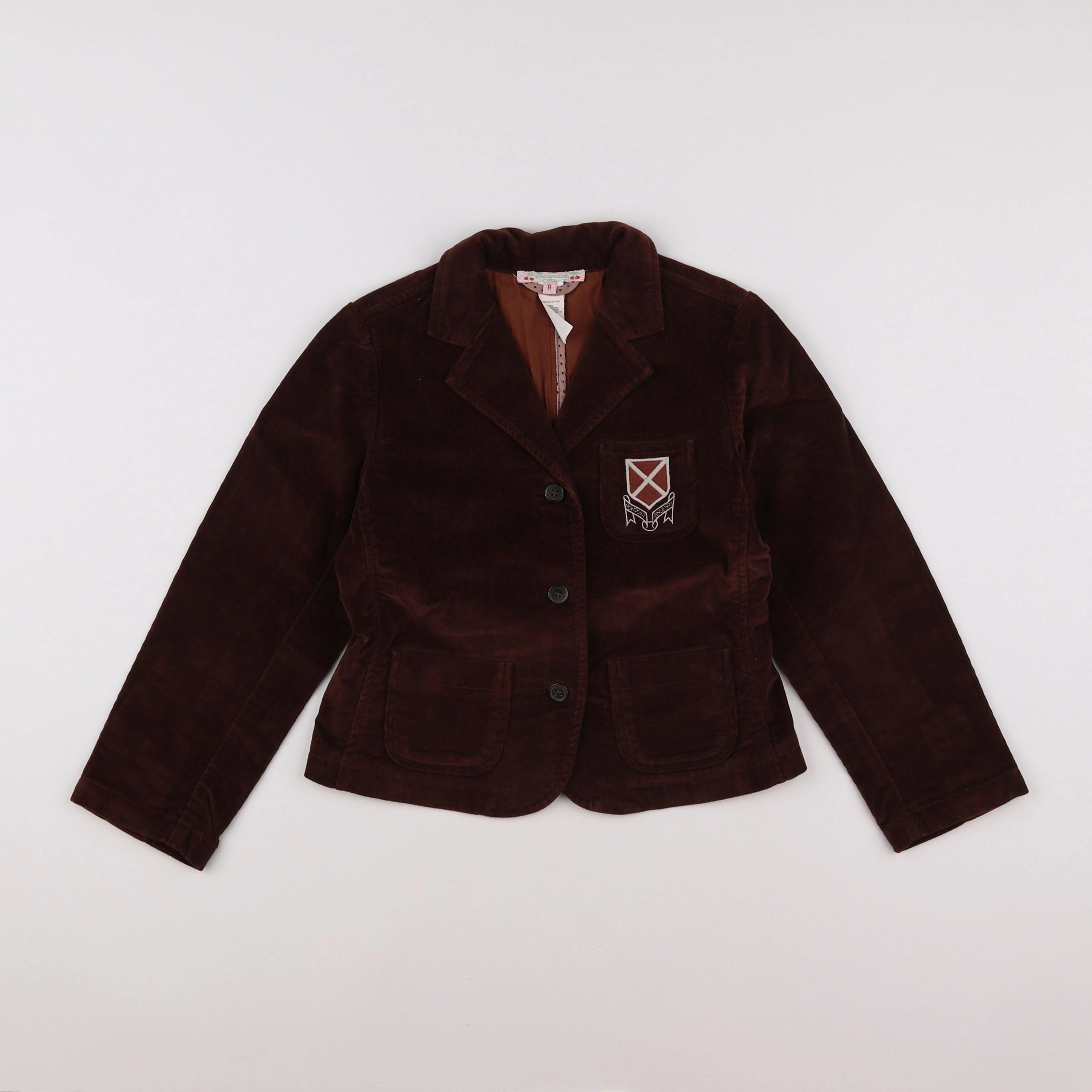 Bonpoint - veste marron - 8 ans