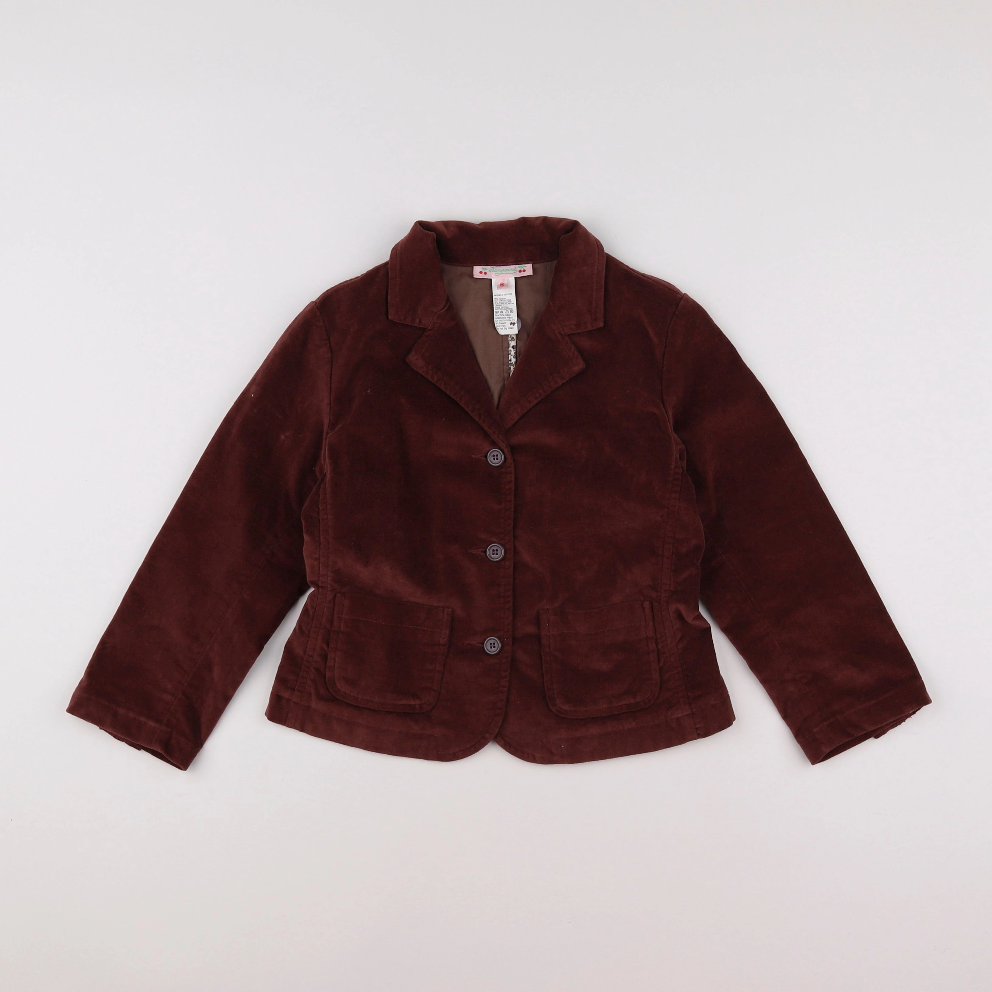 Bonpoint - veste rouge - 8 ans