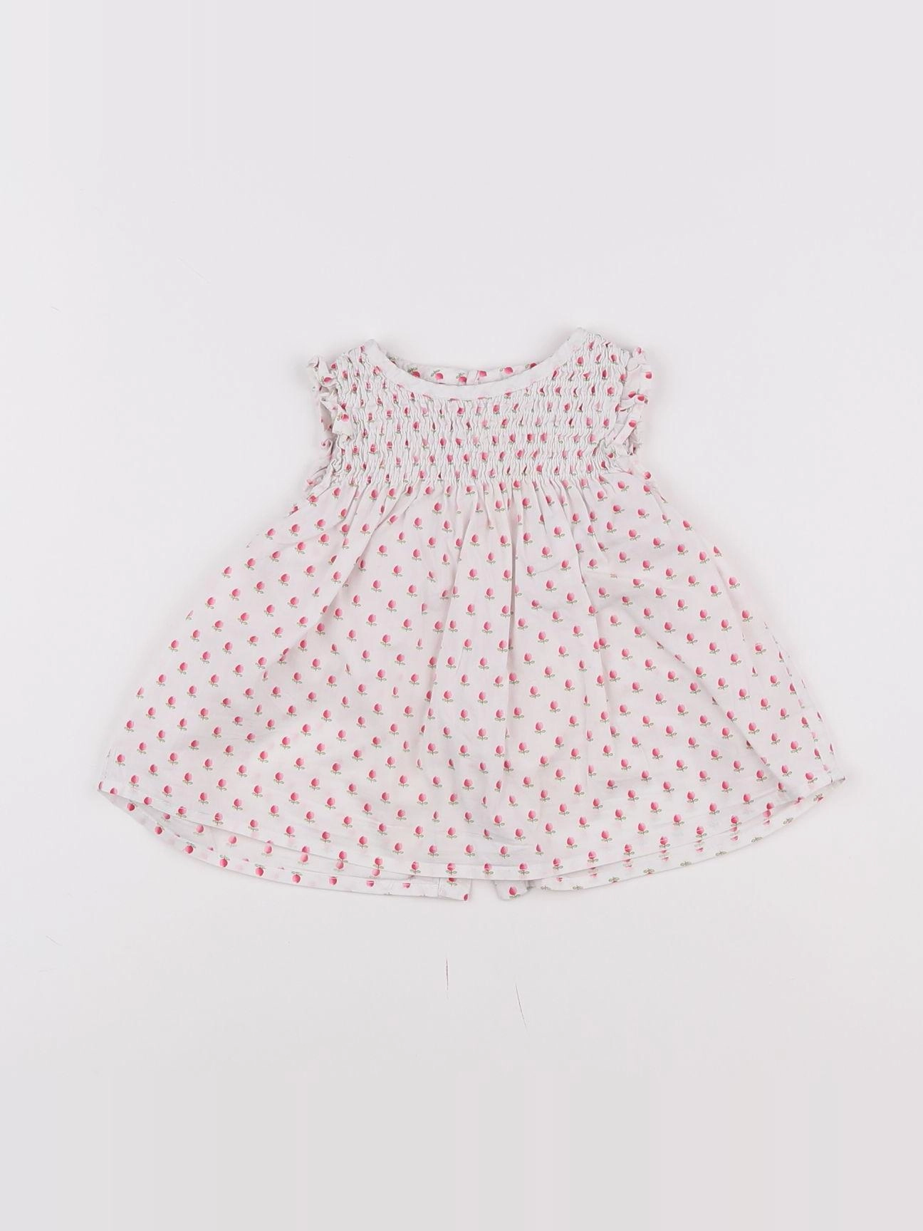 Jacadi - blouse rose - 12 mois