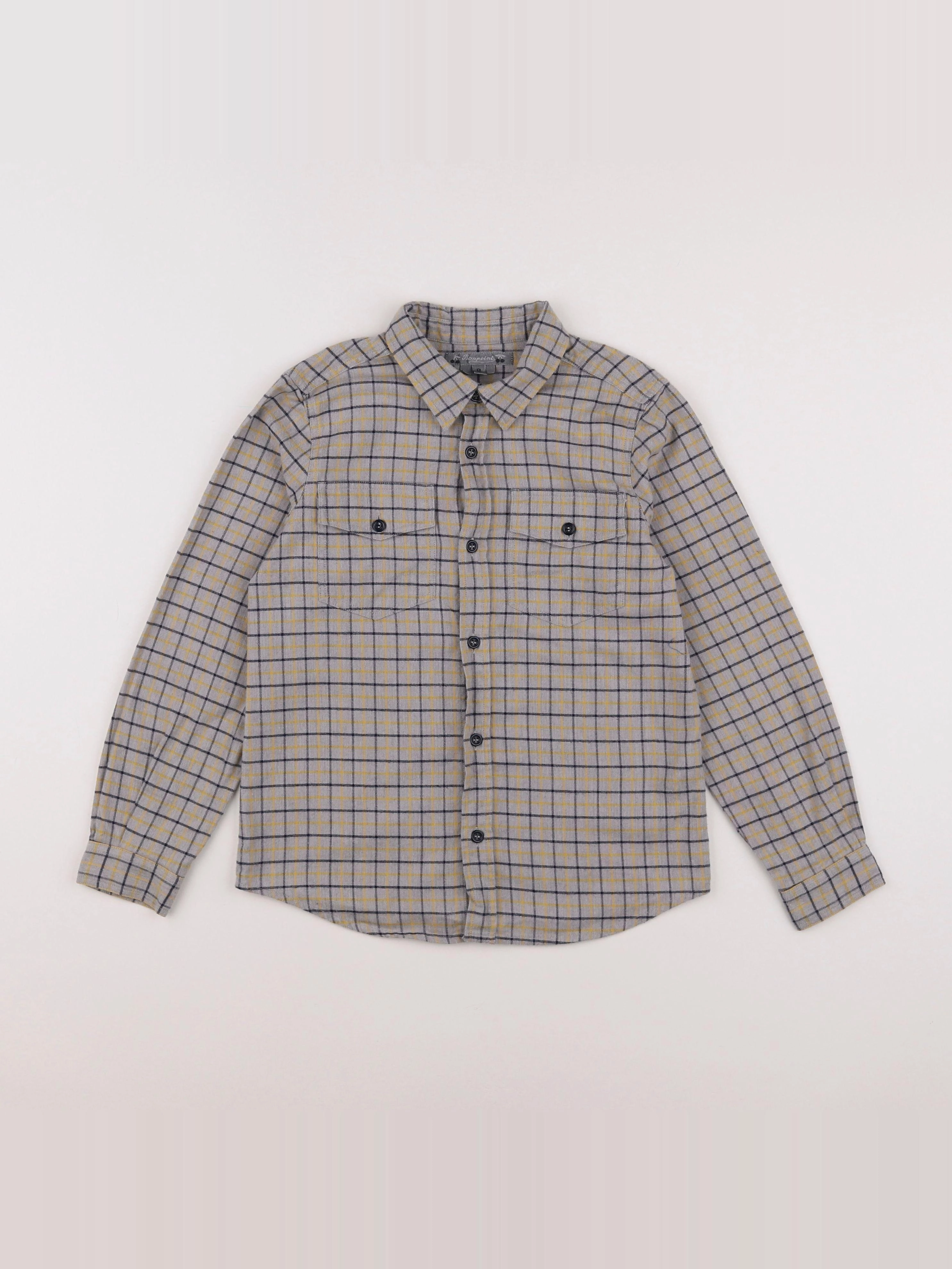 Bonpoint - chemise gris - 8 ans