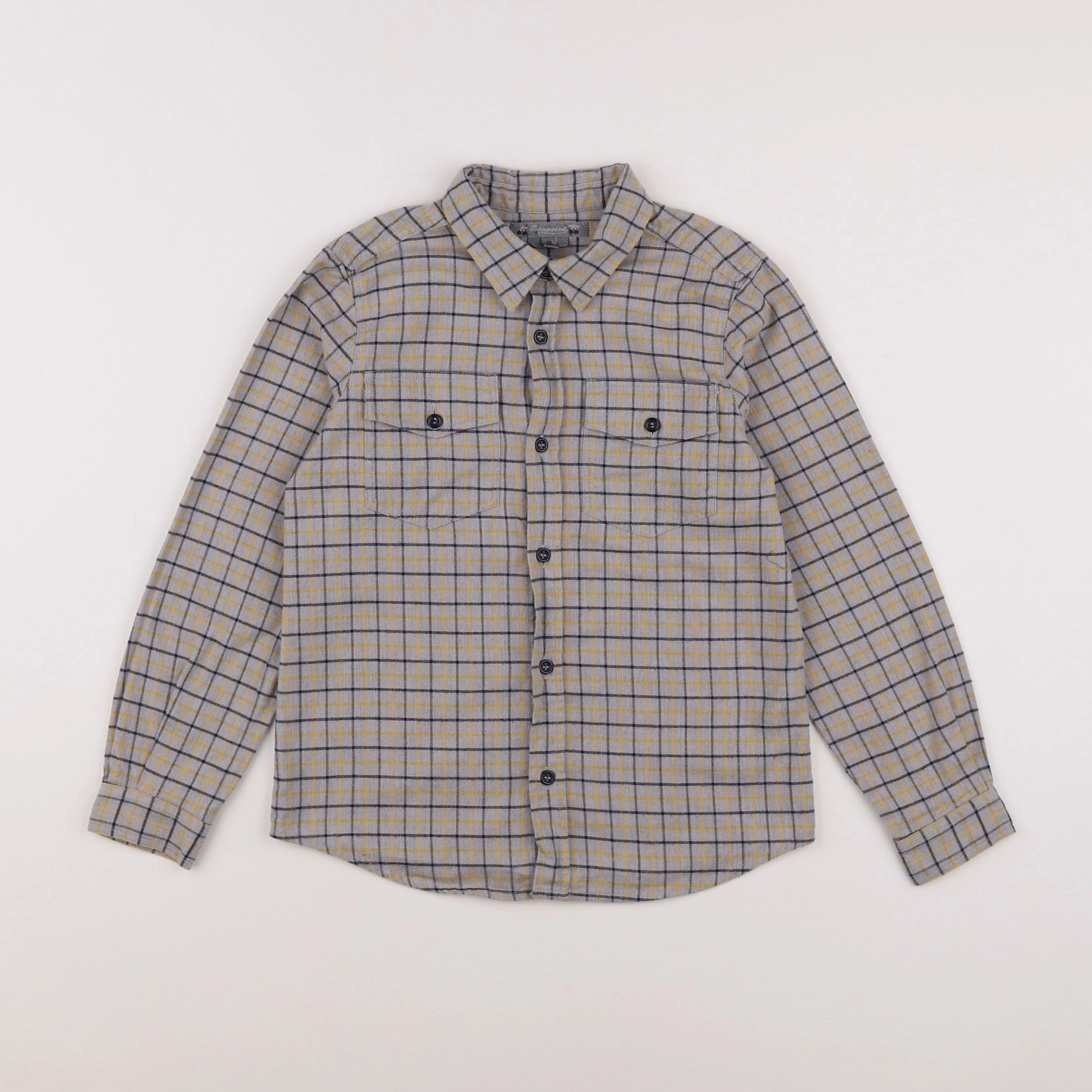 Bonpoint - chemise gris - 8 ans