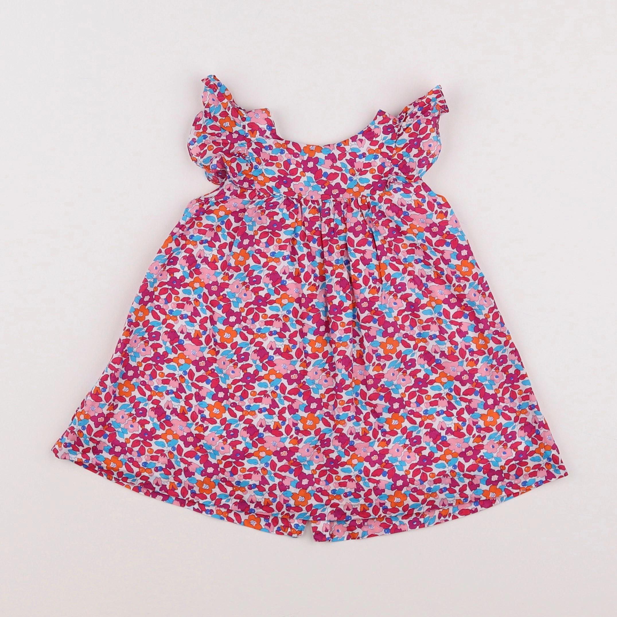 Jacadi - robe liberty multicolore - 6 mois