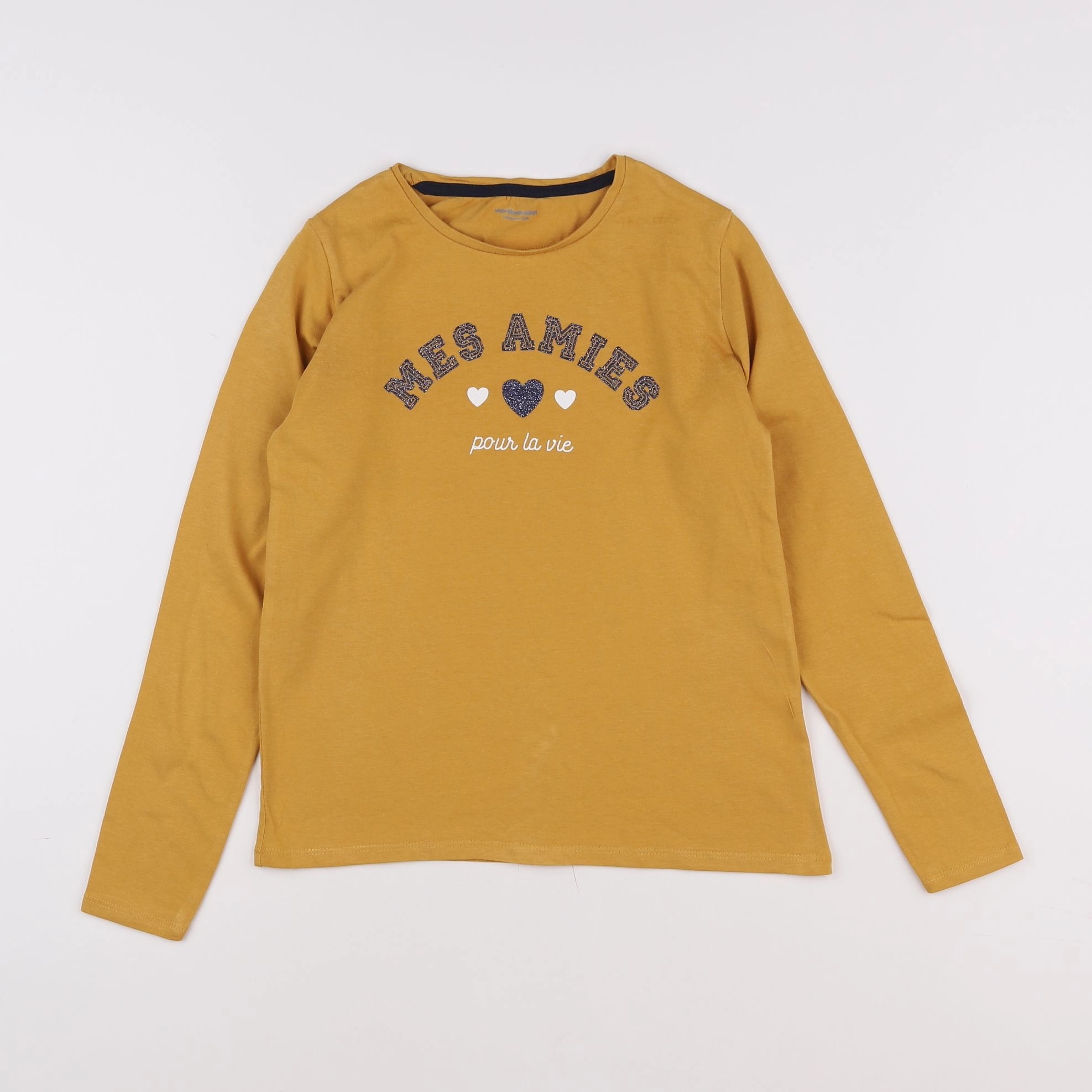 Vertbaudet - tee-shirt jaune - 10 ans