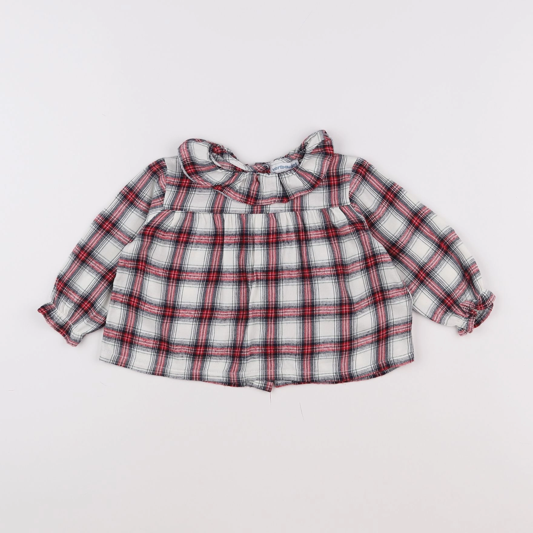 Vertbaudet - blouse multicolore - 12 mois
