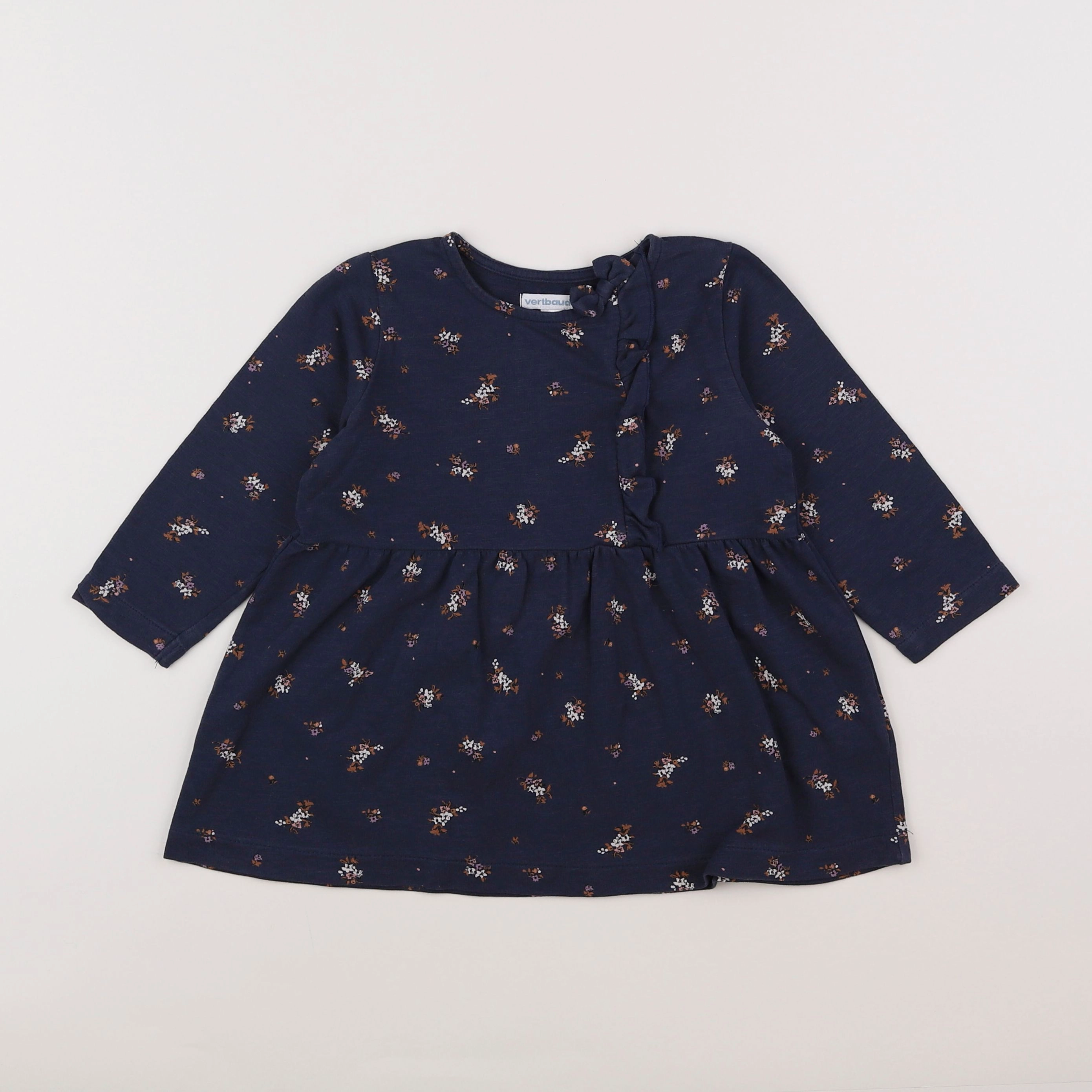Vertbaudet - robe bleu - 2 ans