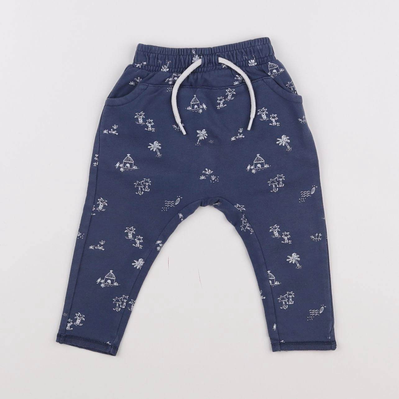 Vertbaudet - jogging bleu - 6 mois