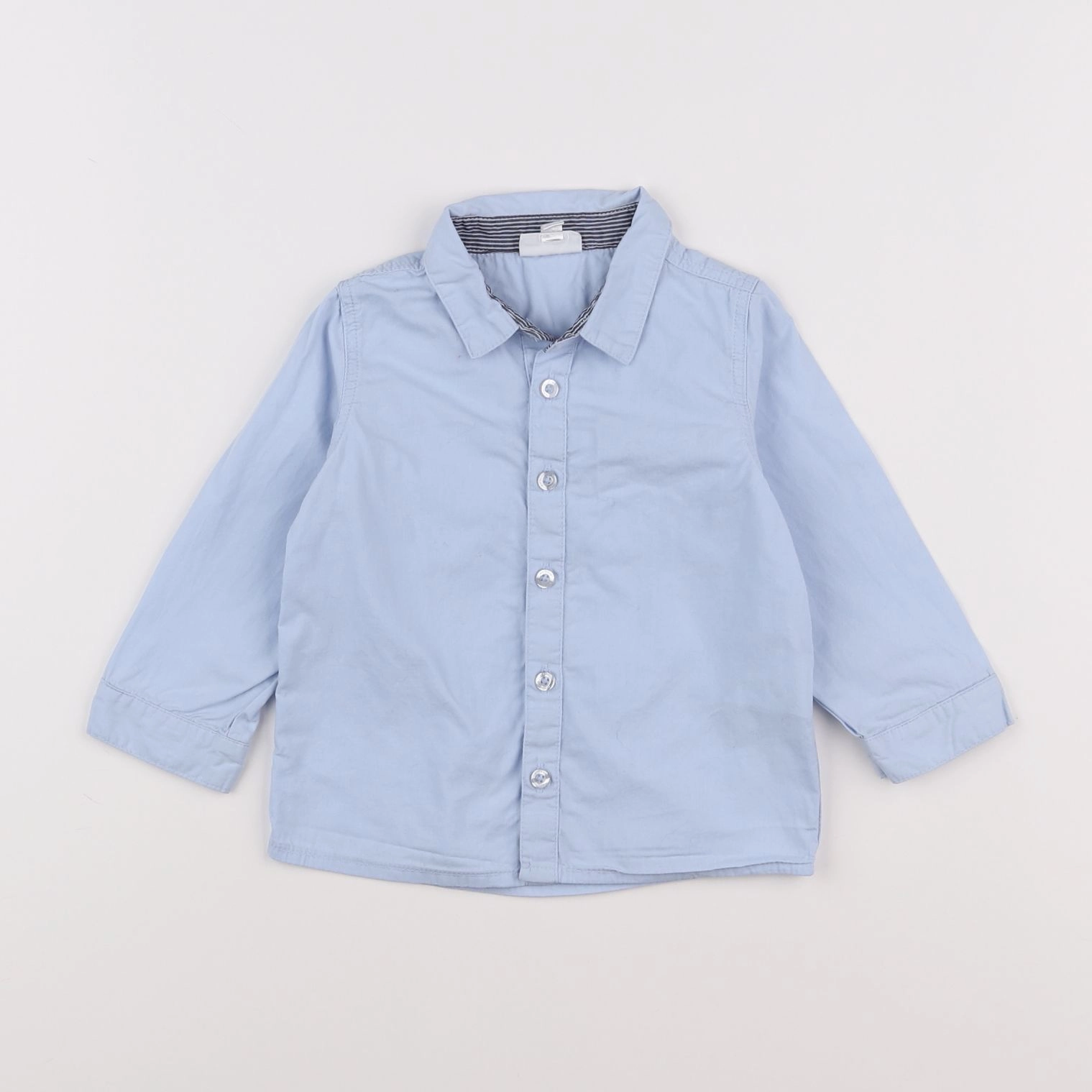 Vertbaudet - chemise bleu - 18 mois