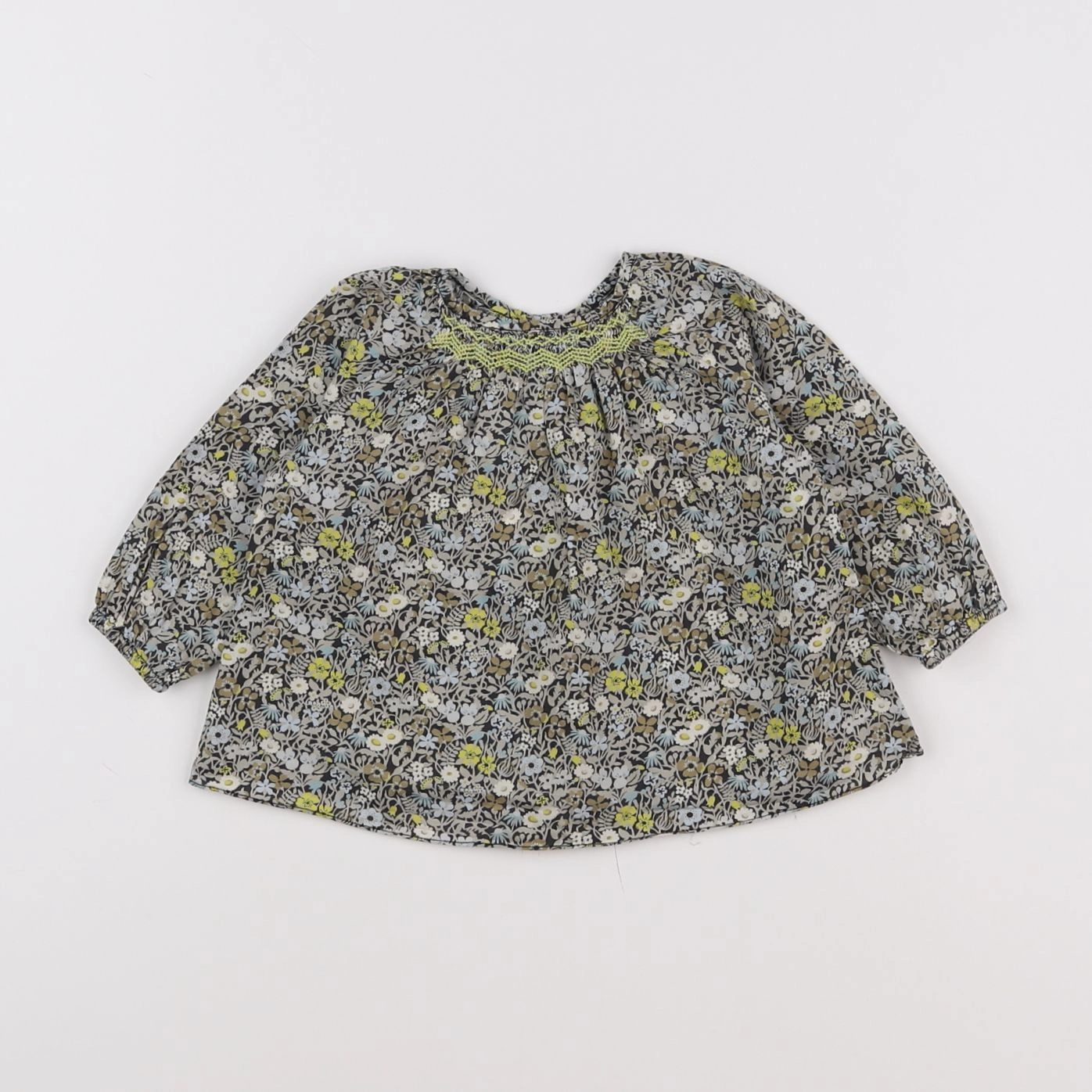 Jacadi - blouse liberty multicolore - 6 mois