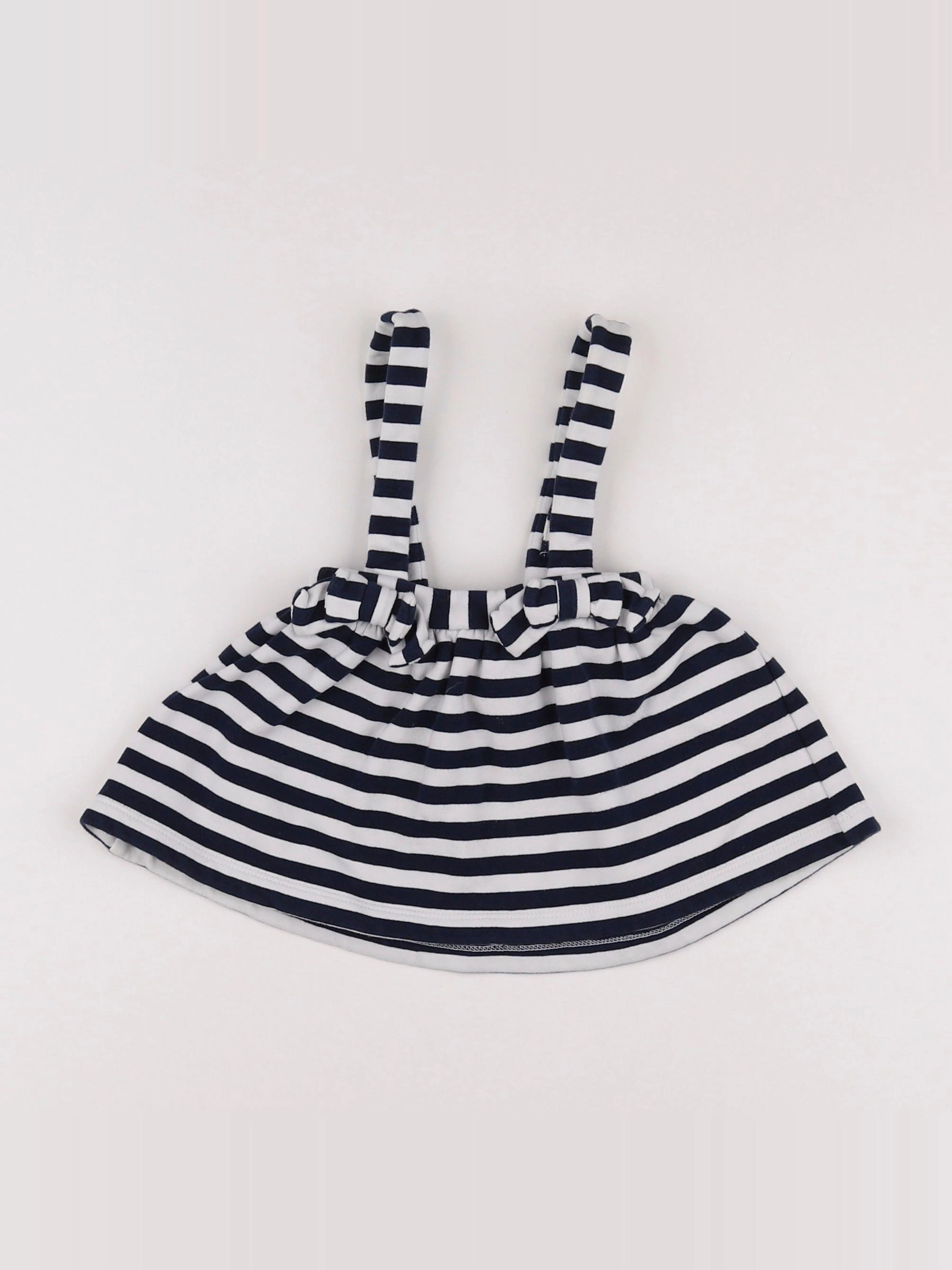 Jacadi - jupe bleu, blanc - 6 mois