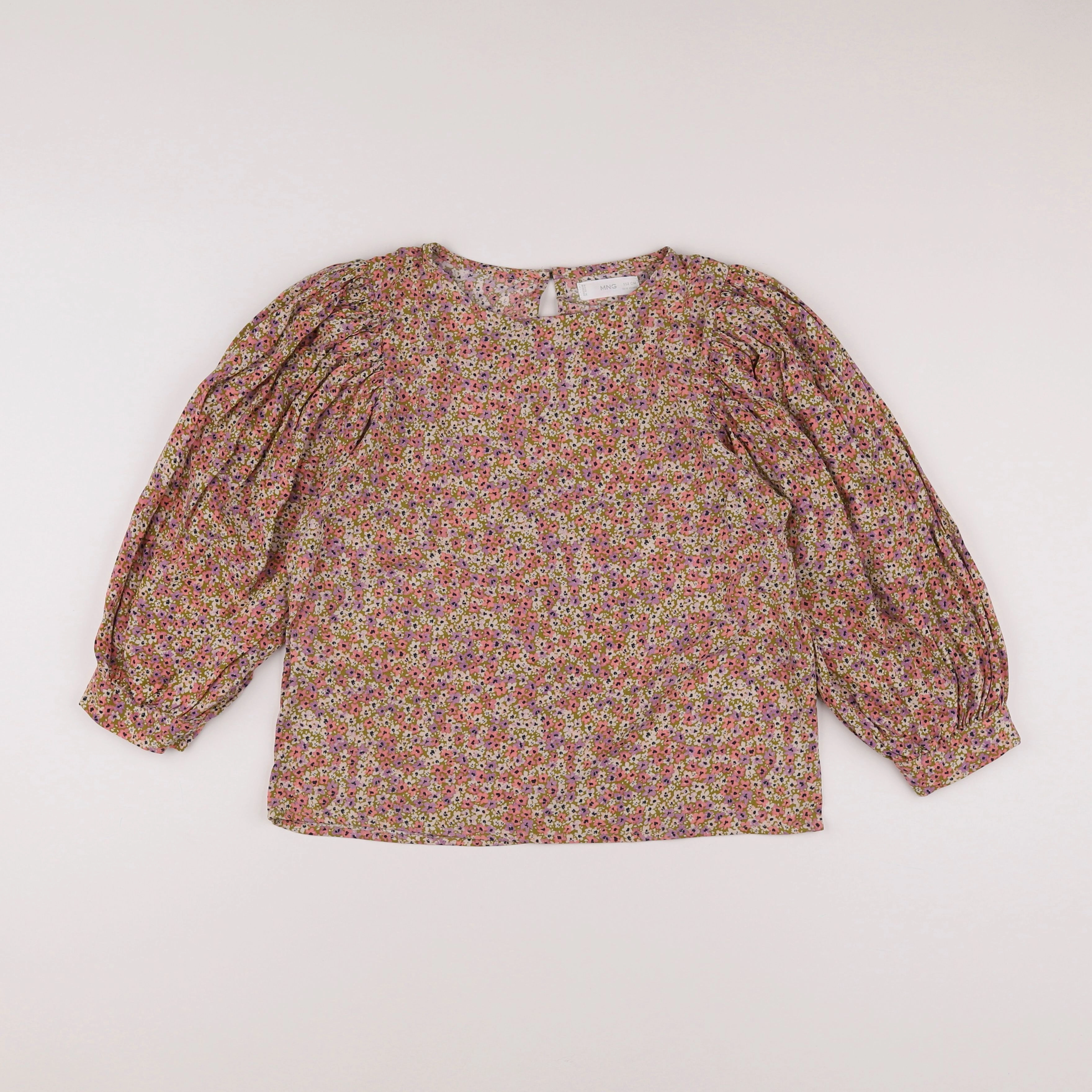 Mango - blouse rose, violet - 11/12 ans