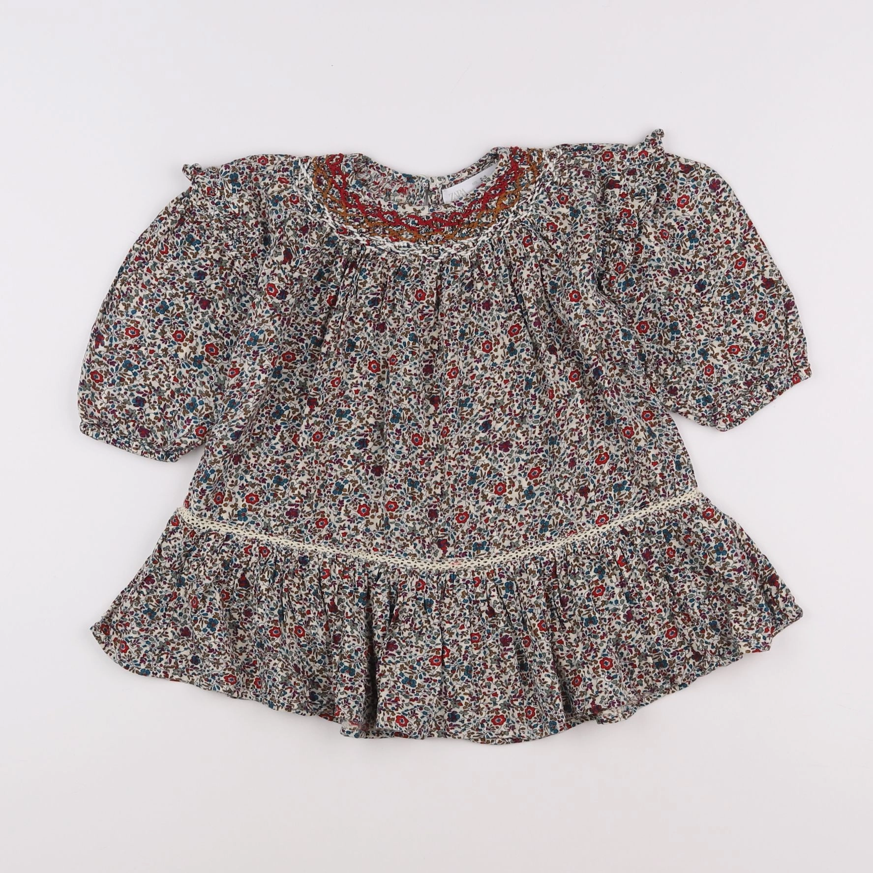 Zara - robe multicolore - 2/3 ans