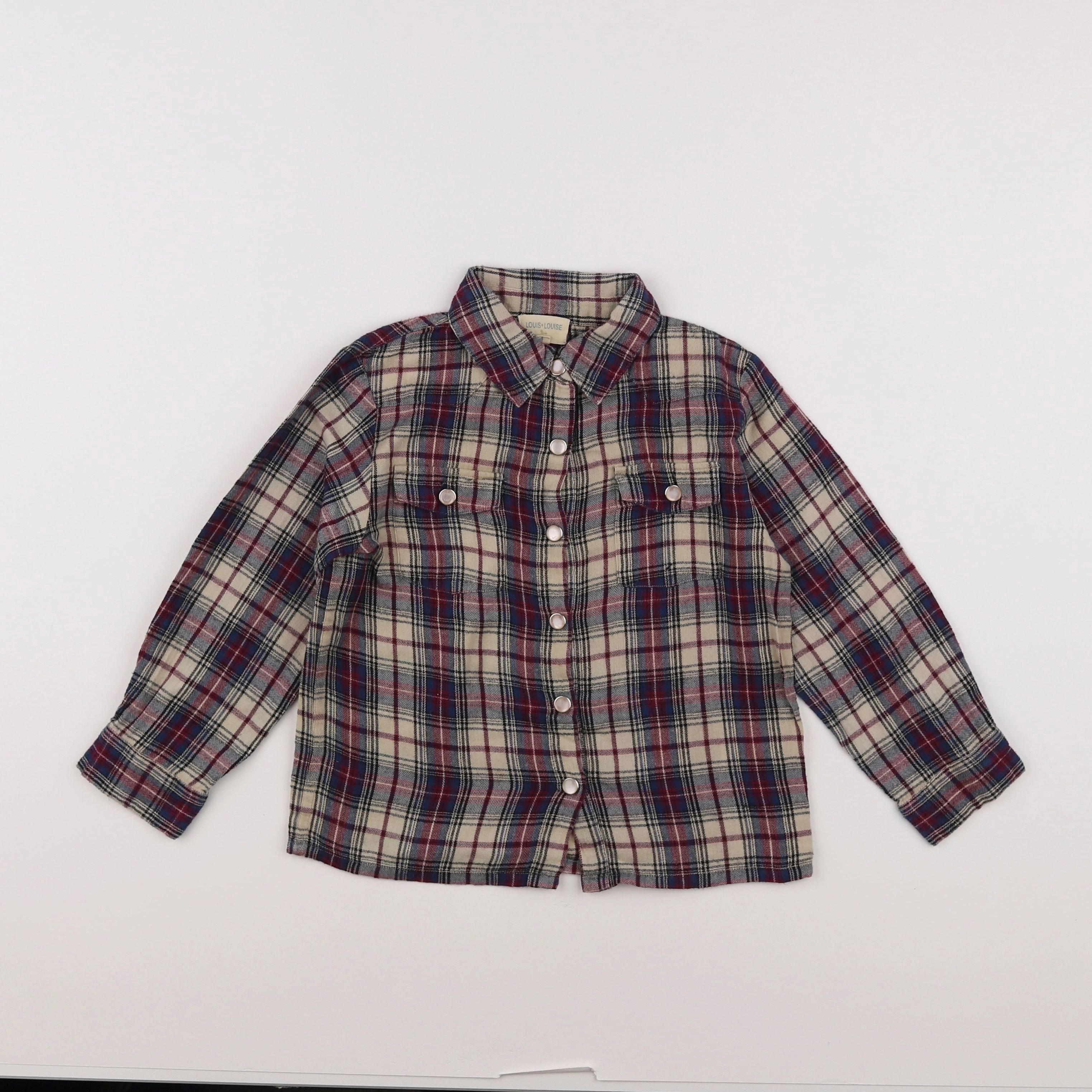 Louis Louise - chemise multicolore - 4 ans