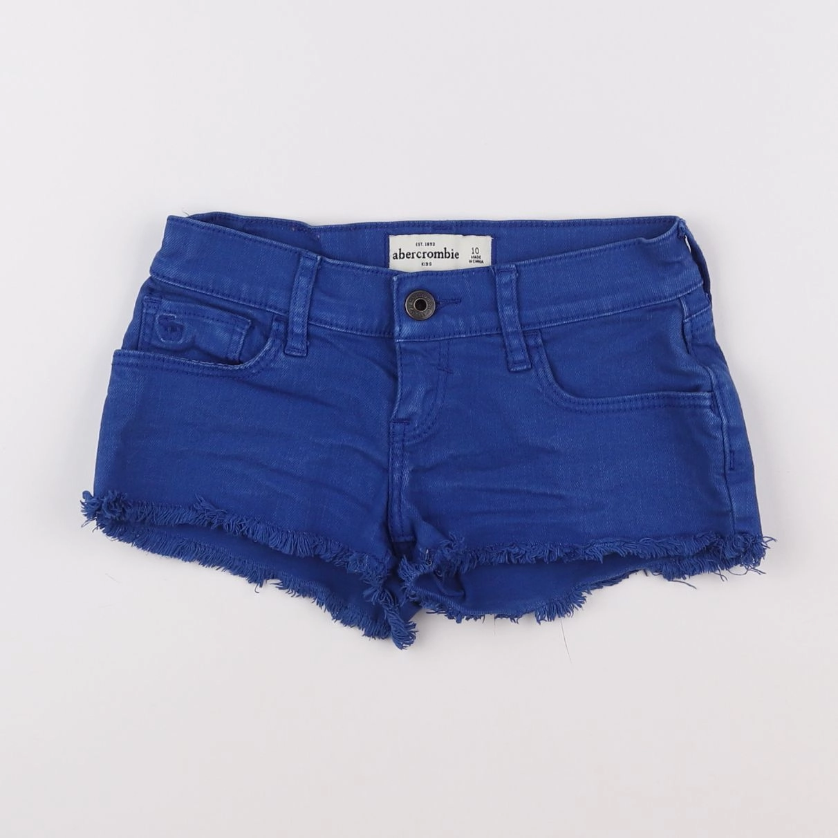 Abercrombie - short bleu - 10 ans