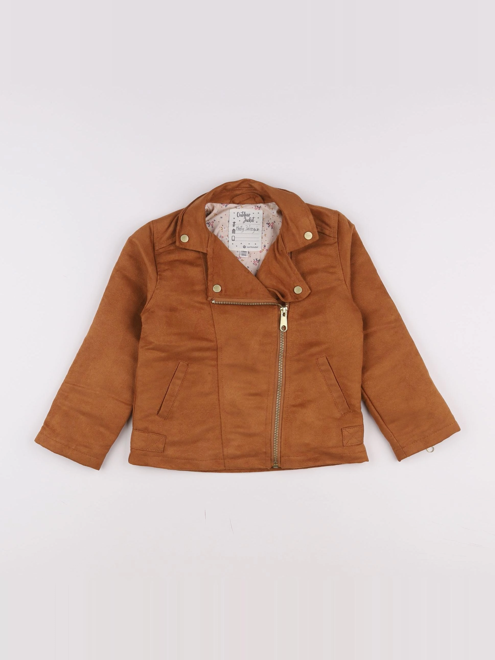 Vertbaudet - veste marron - 5 ans