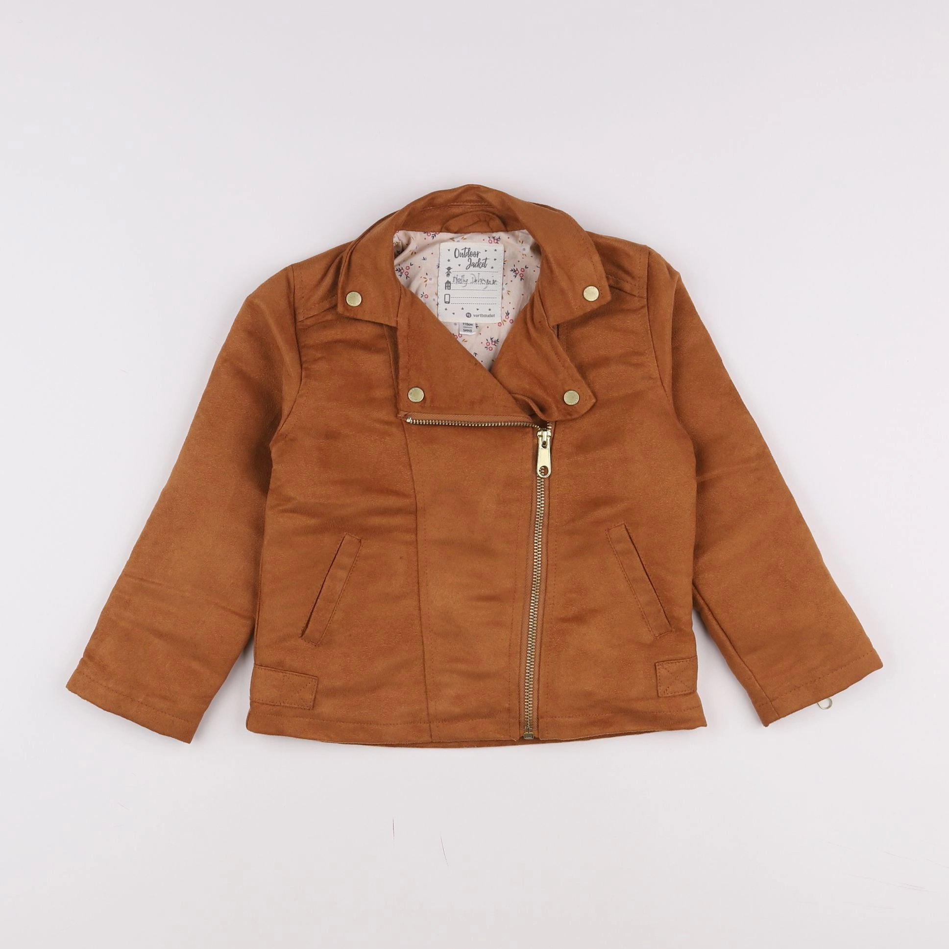 Vertbaudet - veste marron - 5 ans