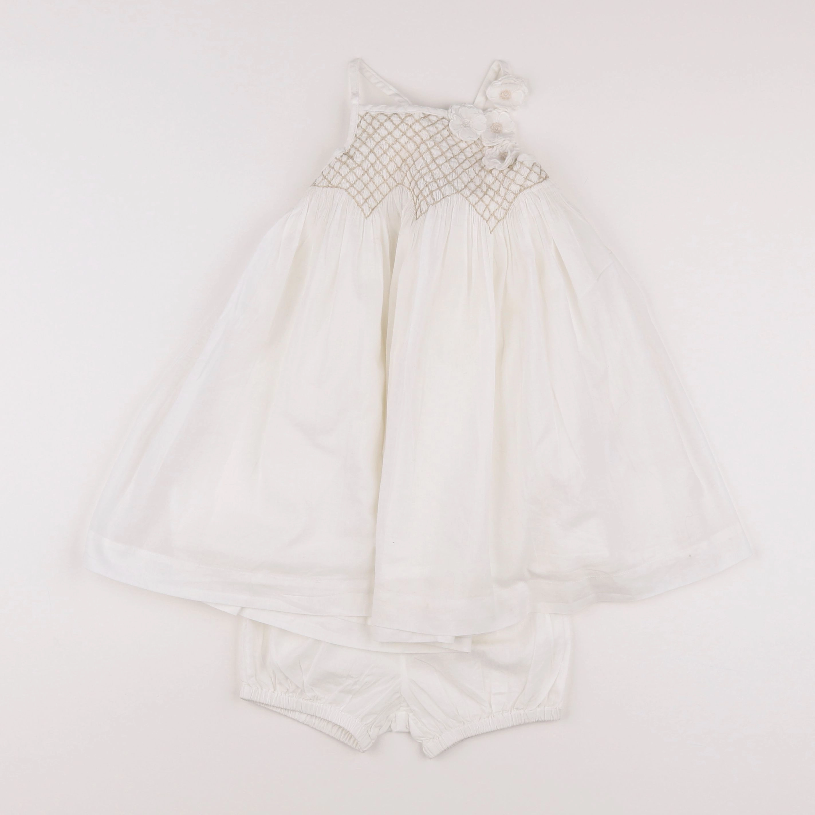 Vertbaudet - robe blanc - 2 ans