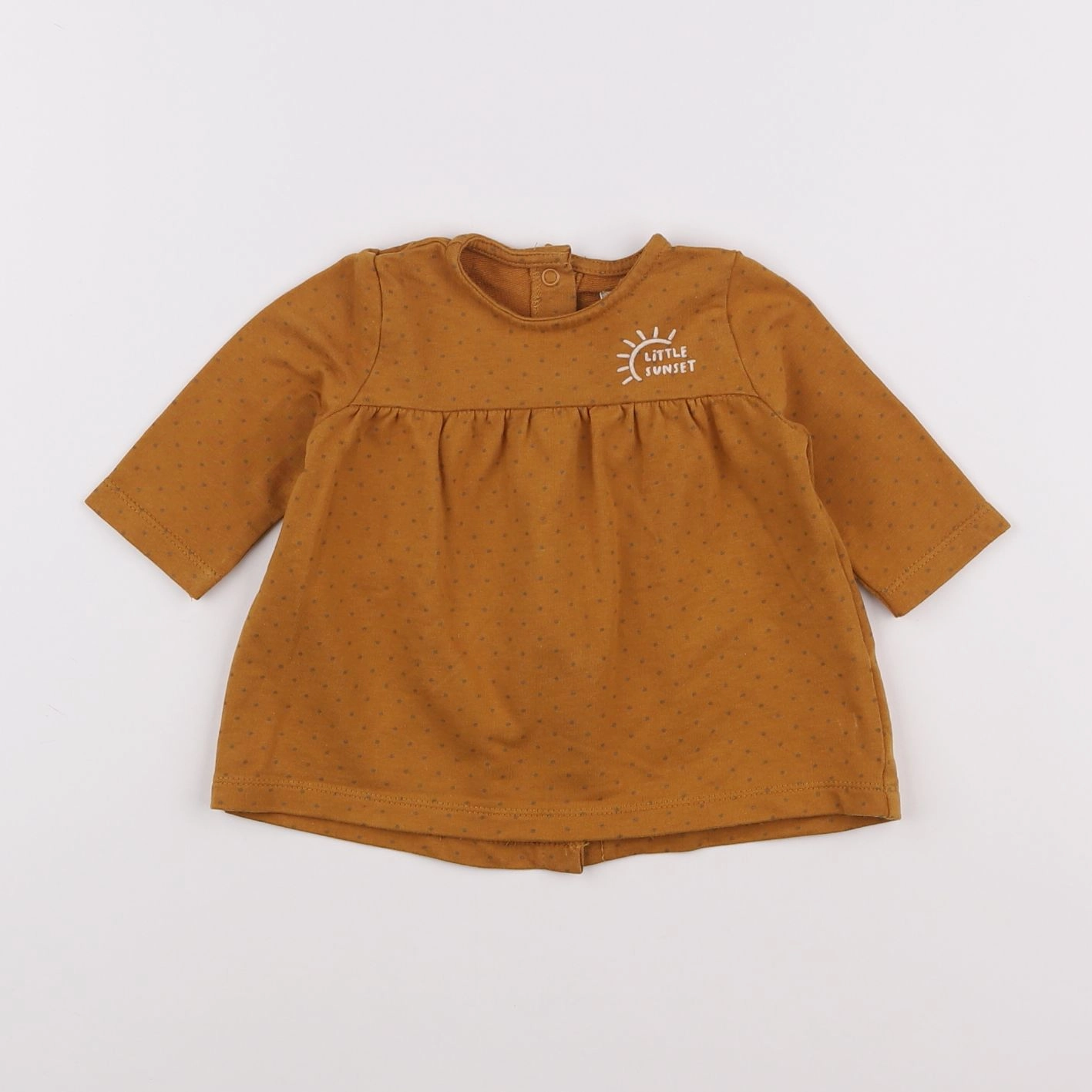 Vertbaudet - robe marron - 3 mois