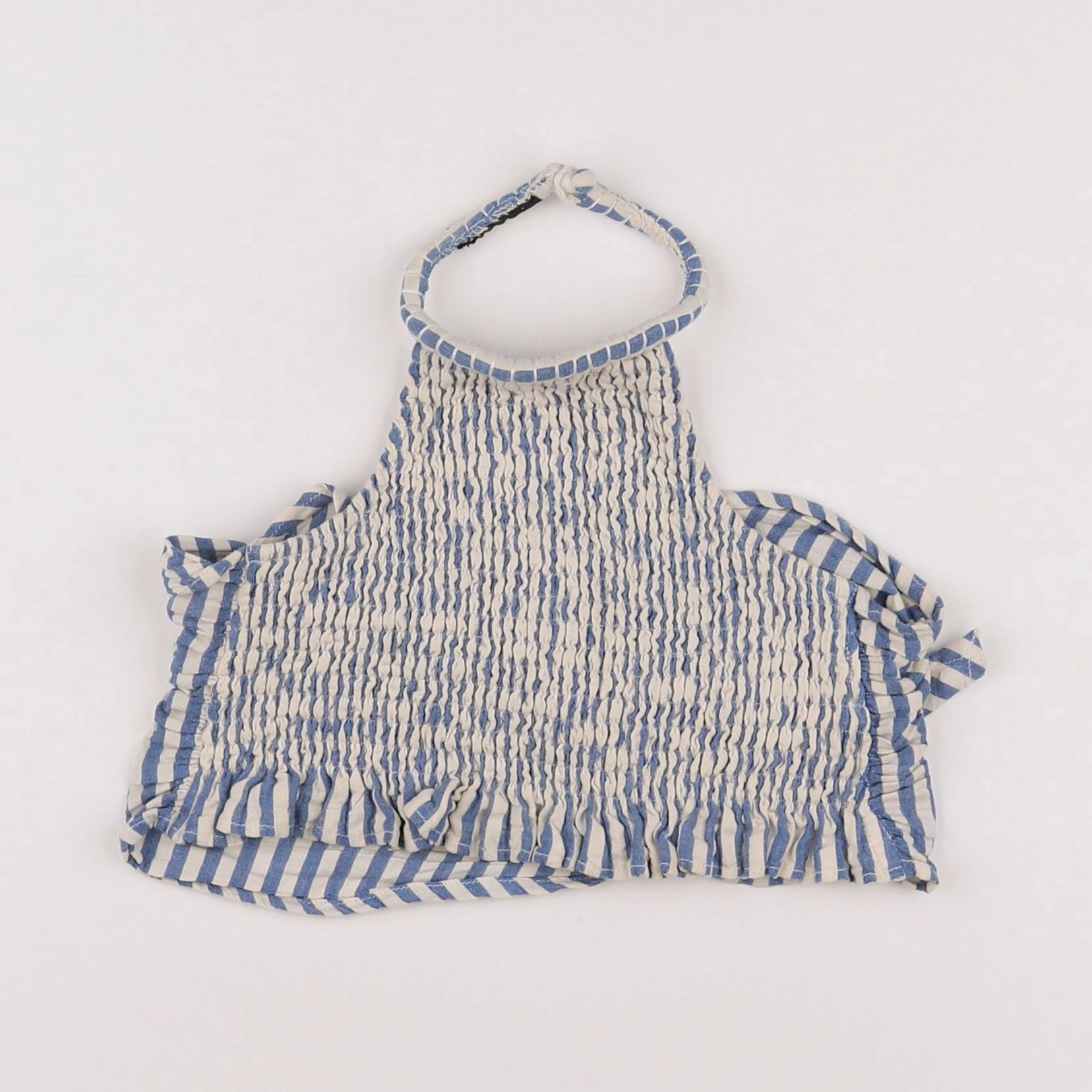 Bonjour - blouse bleu - 6 ans