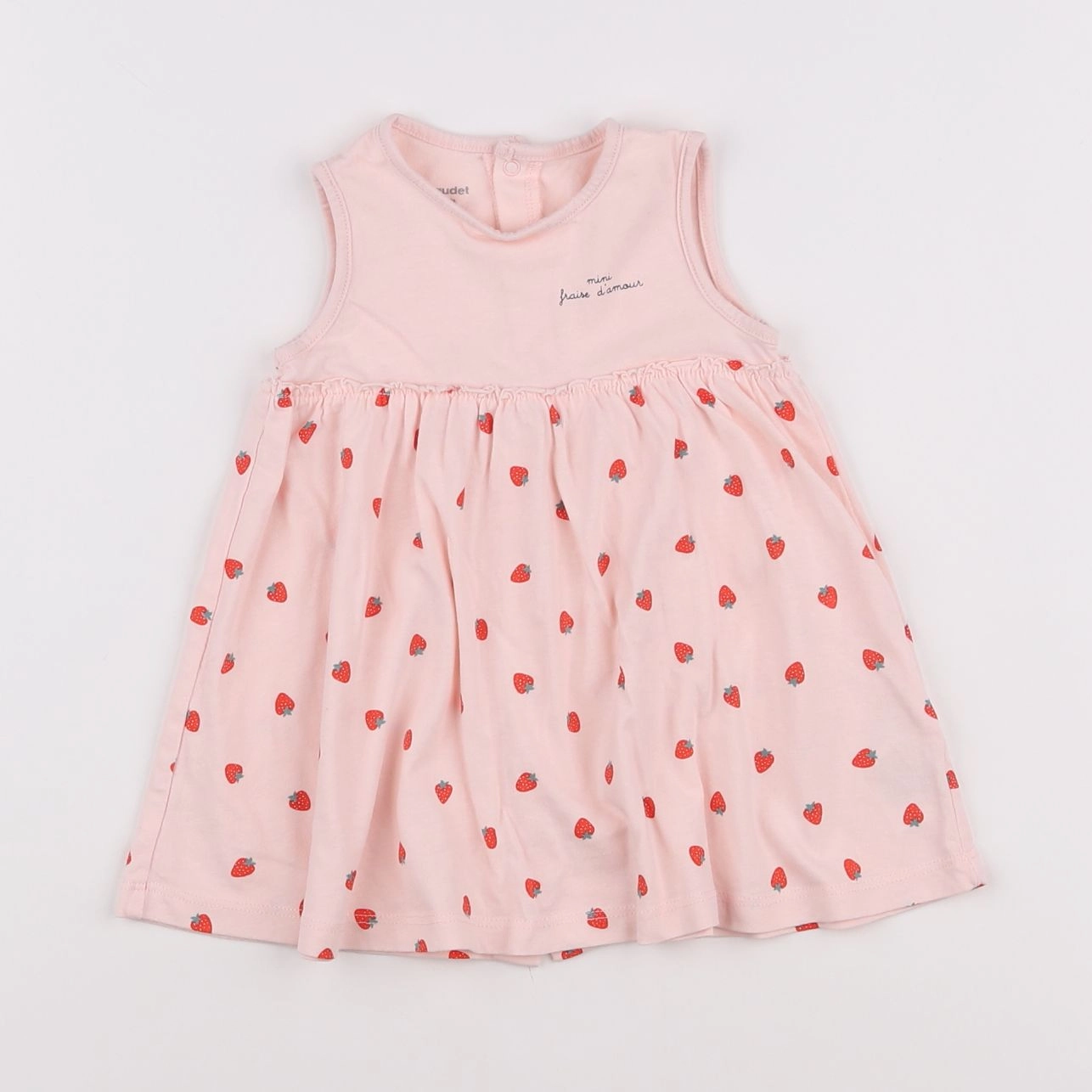 Vertbaudet - robe rose - 6 mois