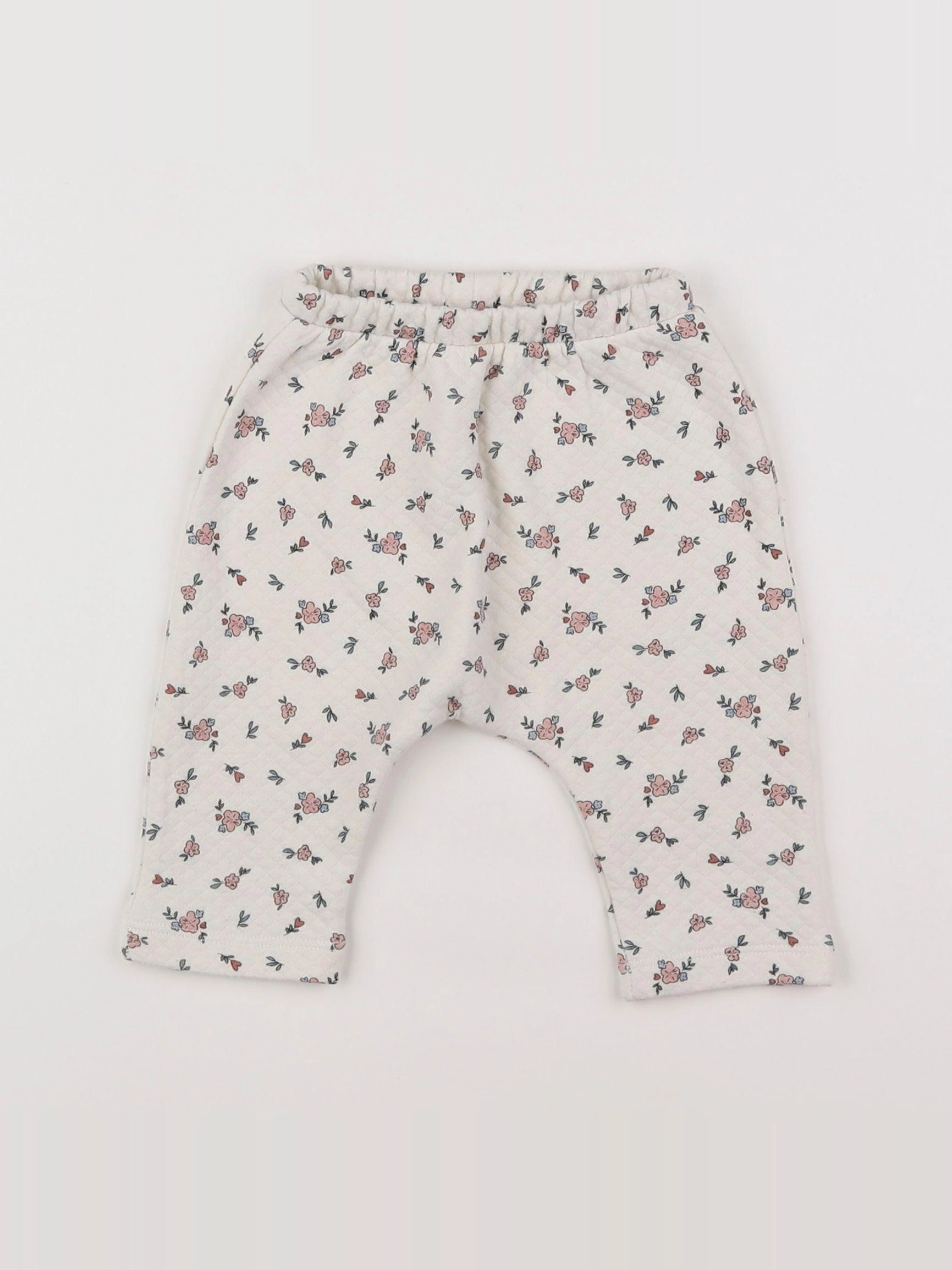 Vertbaudet - jogging beige - 6 mois