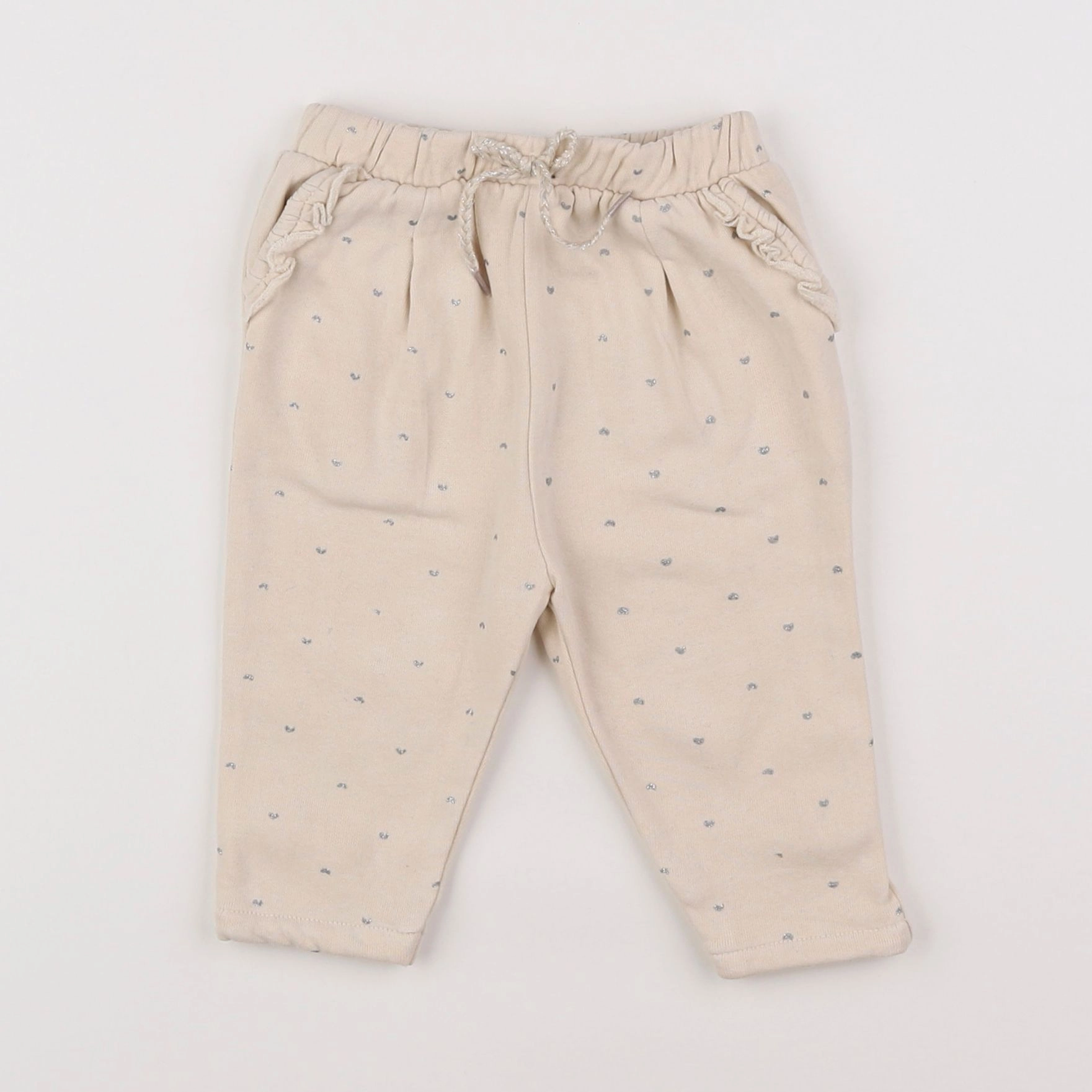 Vertbaudet - jogging beige - 3 mois