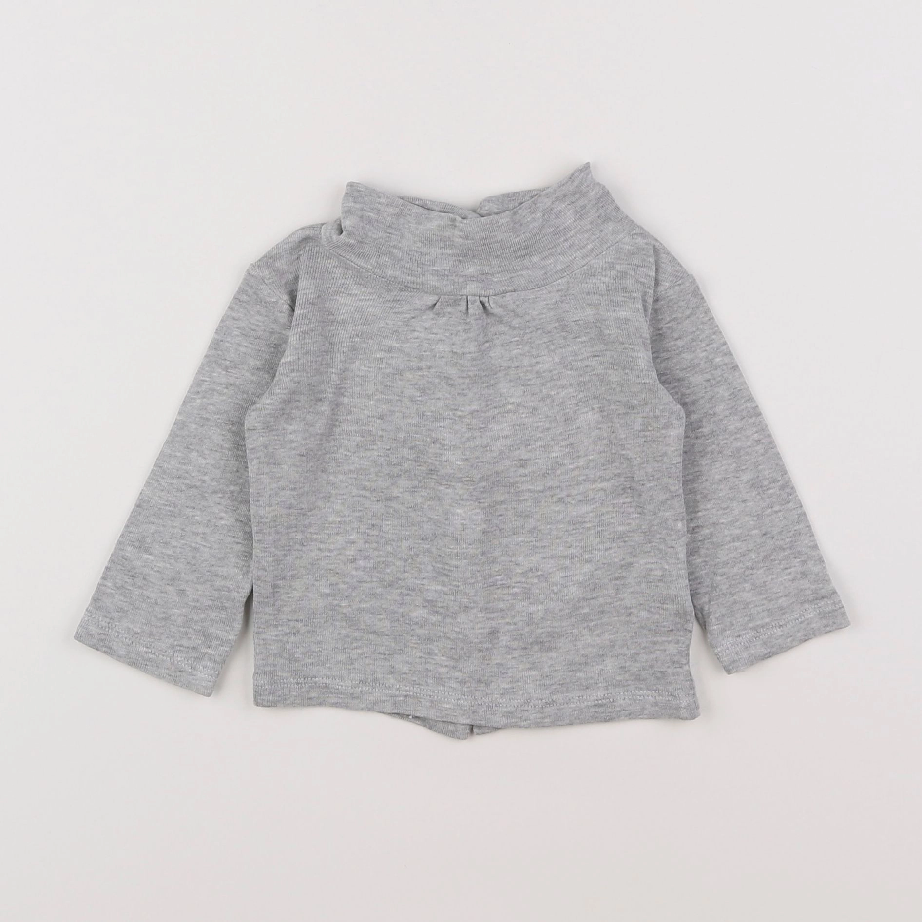 Vertbaudet - sous-pull gris - 3 mois