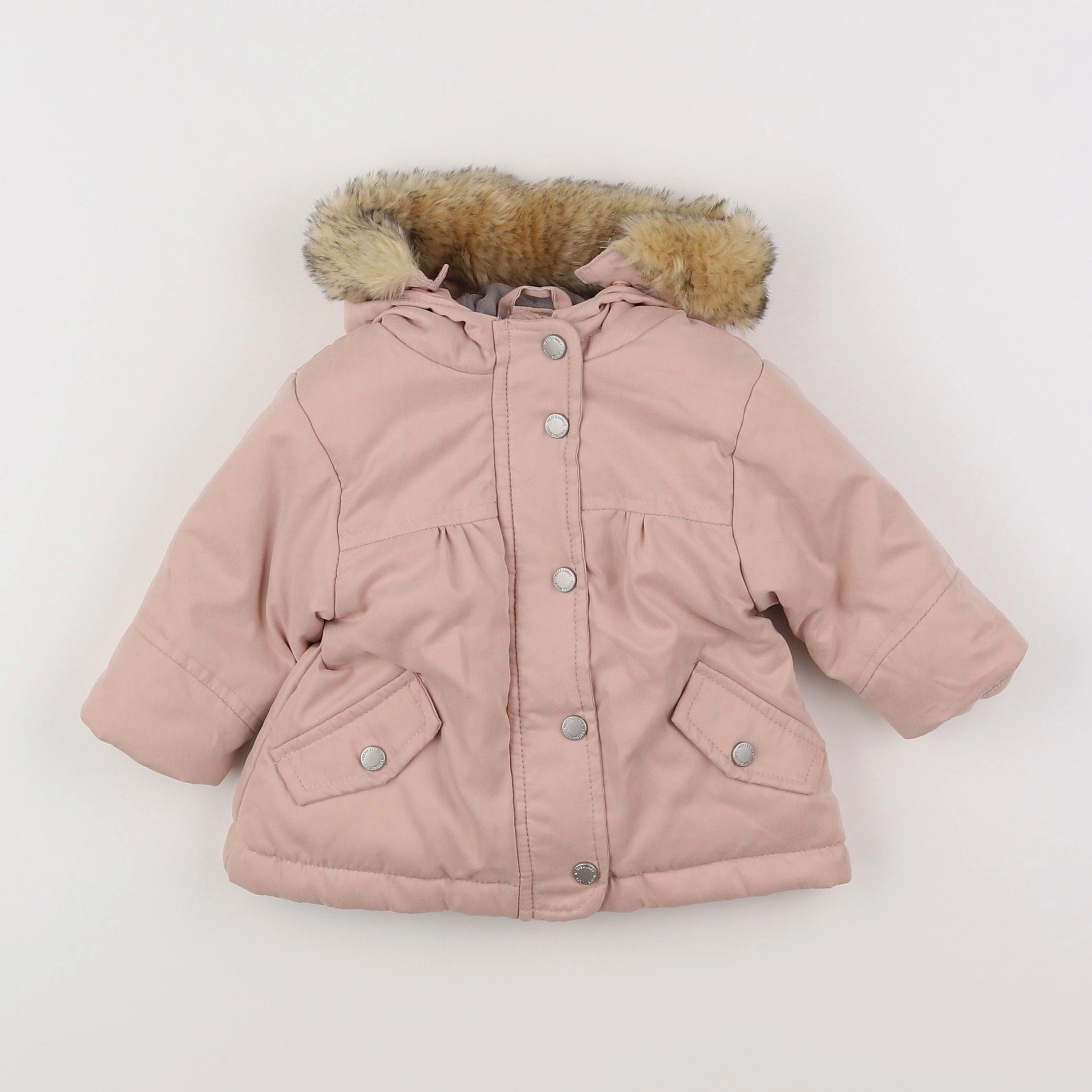 Vertbaudet - parka rose - 3 mois