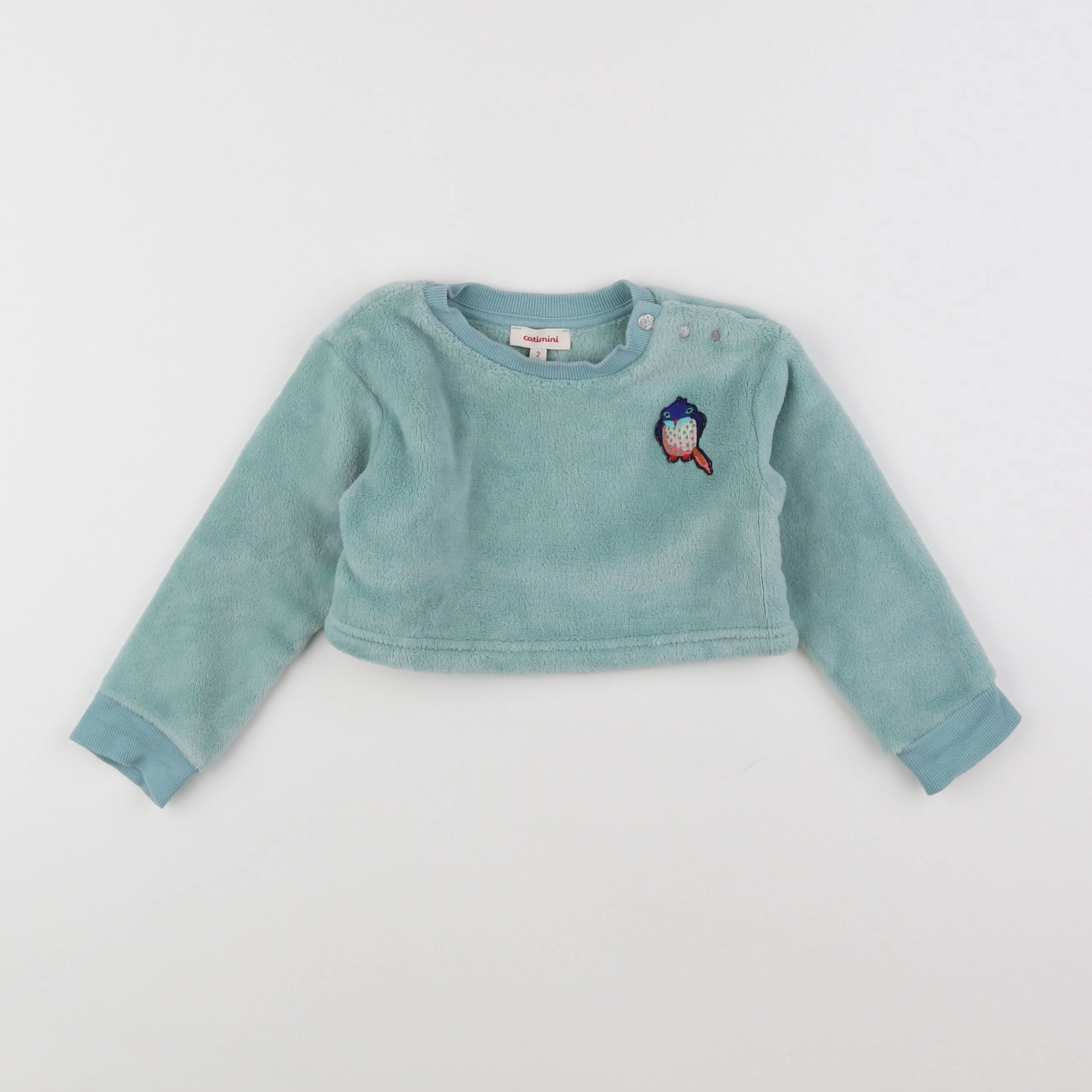 Catimini - sweat court vert - 2 ans