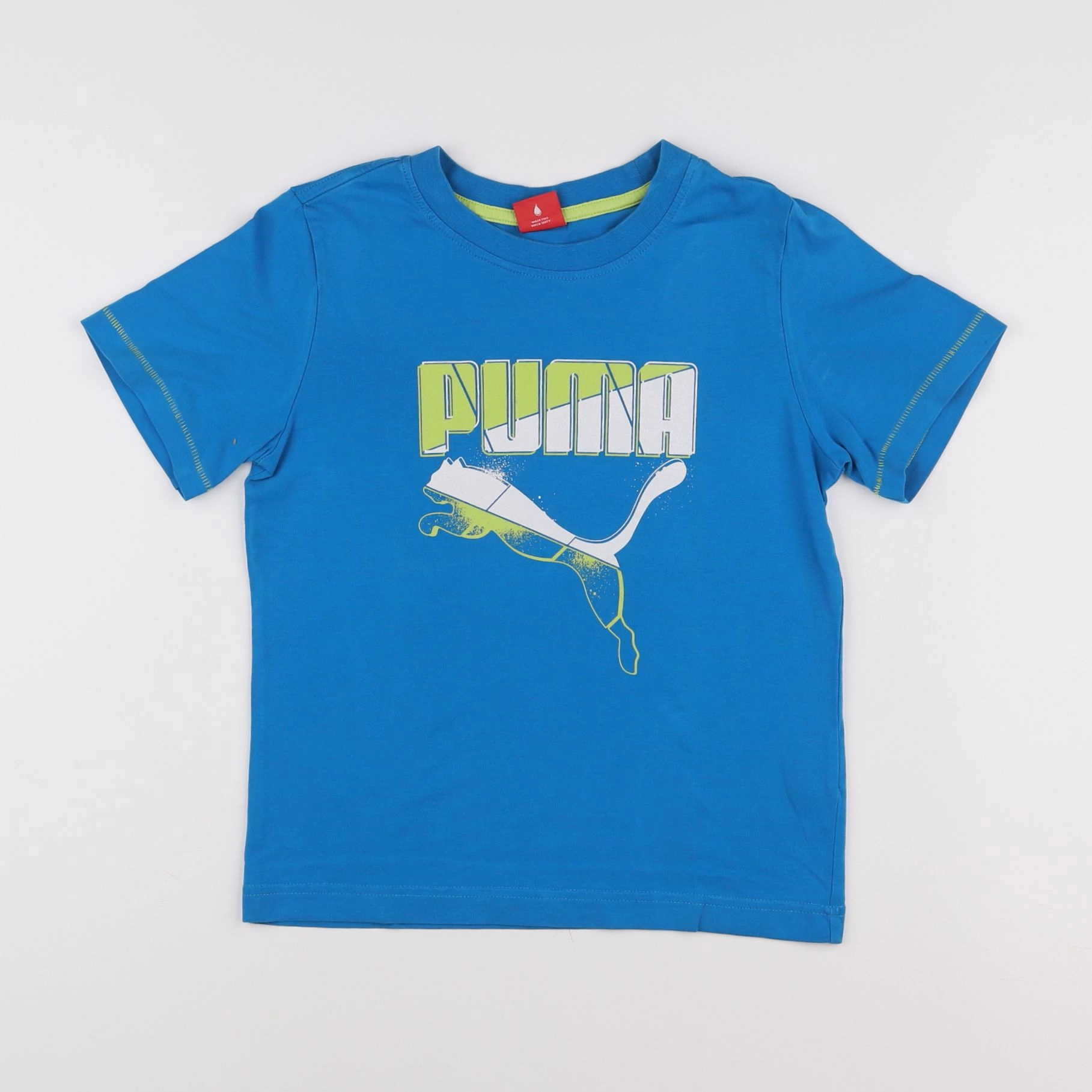 Puma - tee-shirt bleu - 10 ans