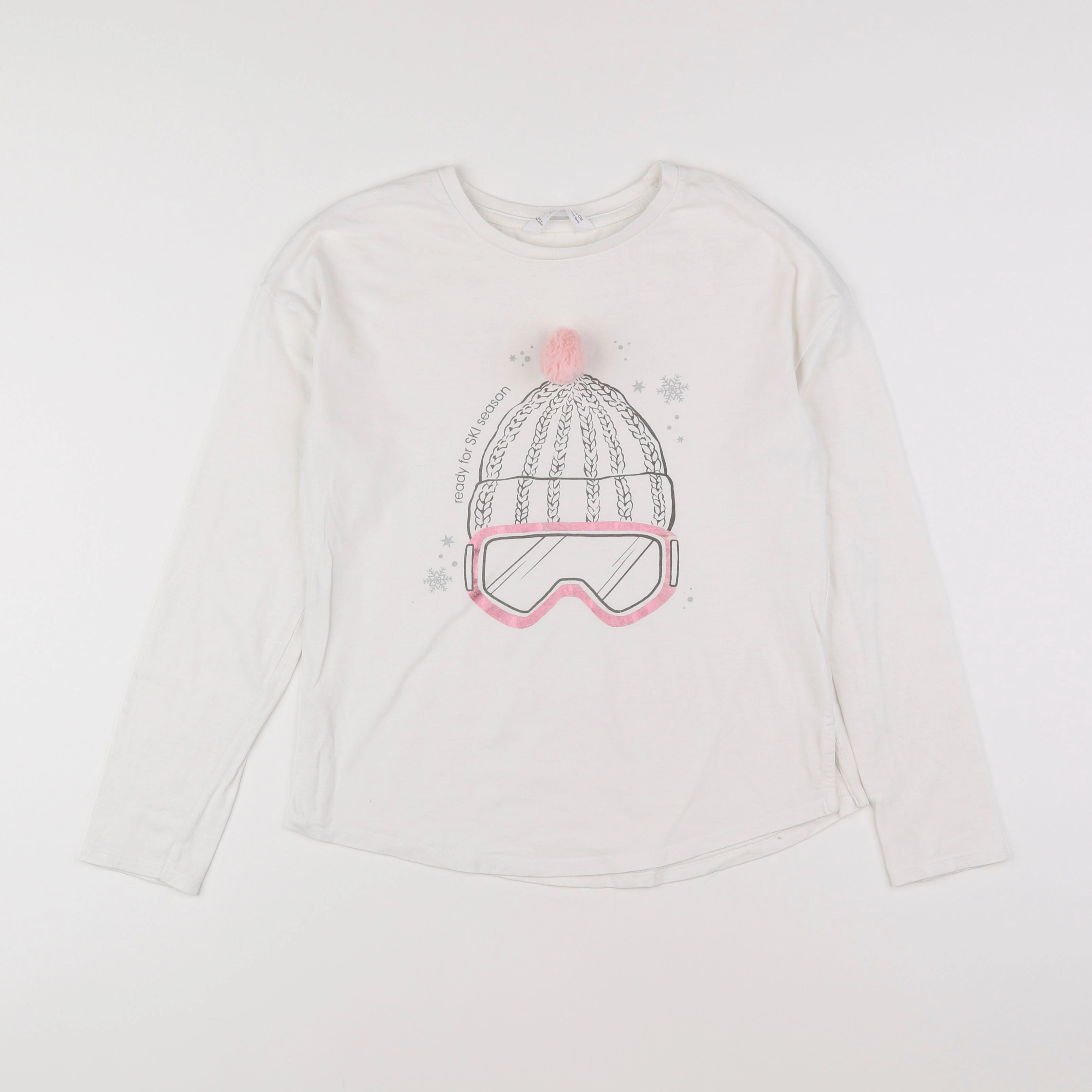 Mango - tee-shirt blanc - 11/12 ans