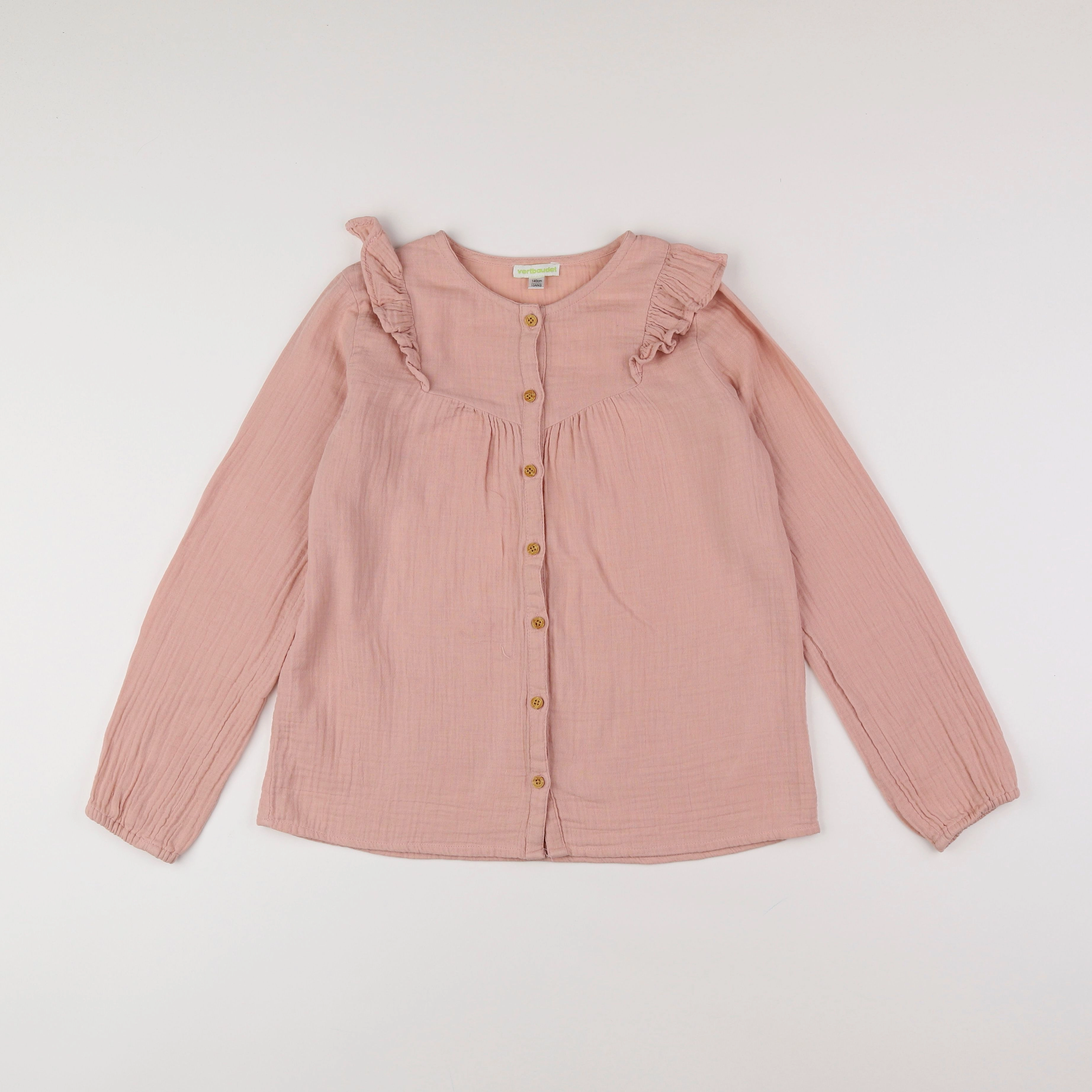 Vertbaudet - blouse rose - 10 ans