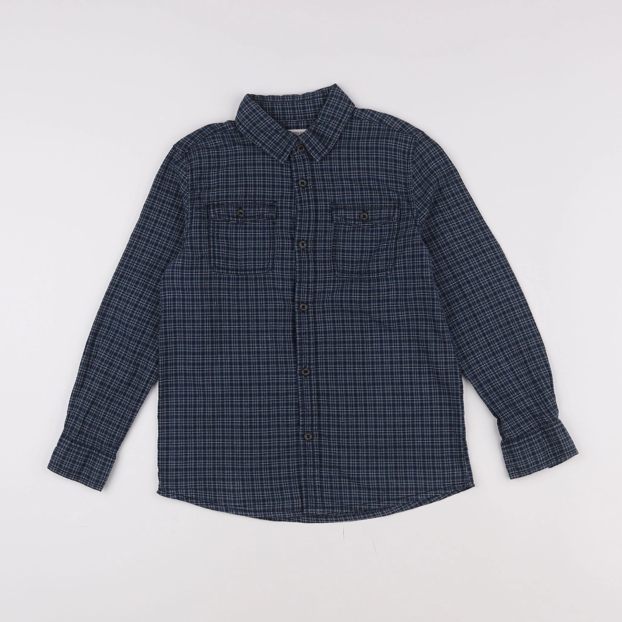 Monoprix - chemise bleu - 8 ans