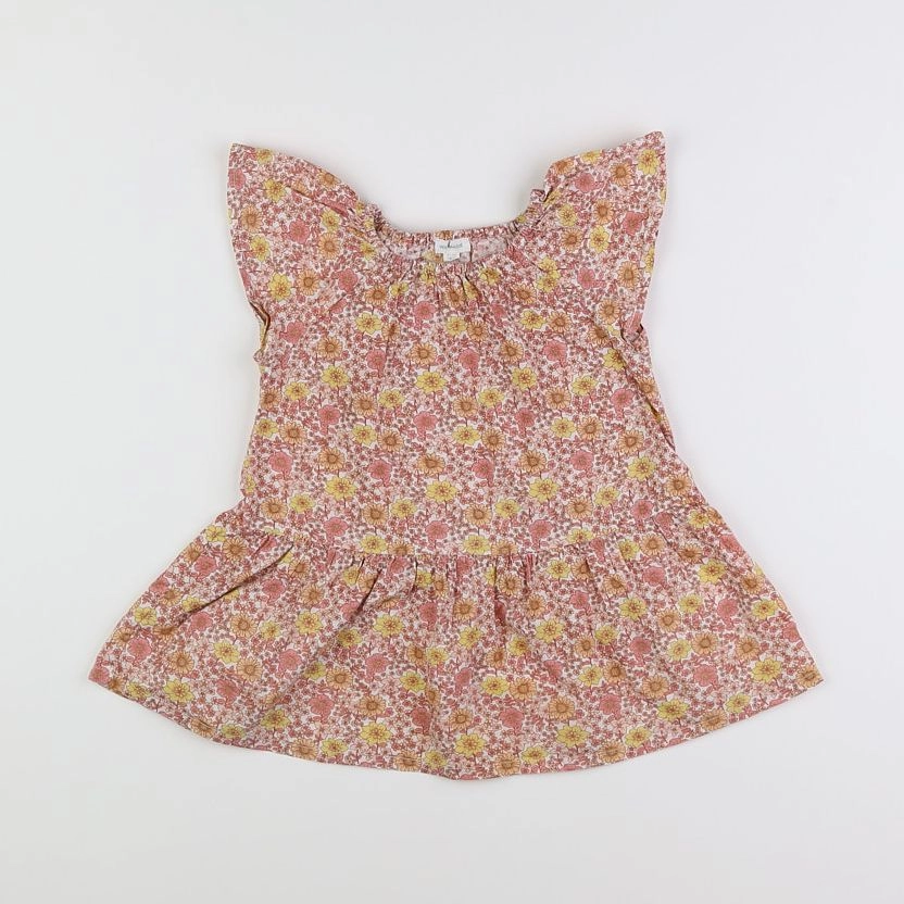 Vertbaudet - robe rose, orange - 18 mois
