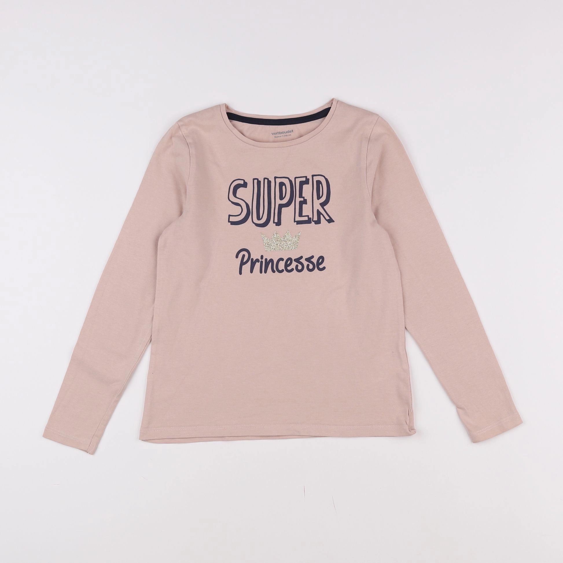 Vertbaudet - tee-shirt rose - 8 ans