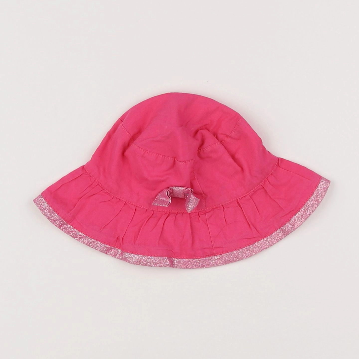 Vertbaudet - chapeau rose - 6/9 mois