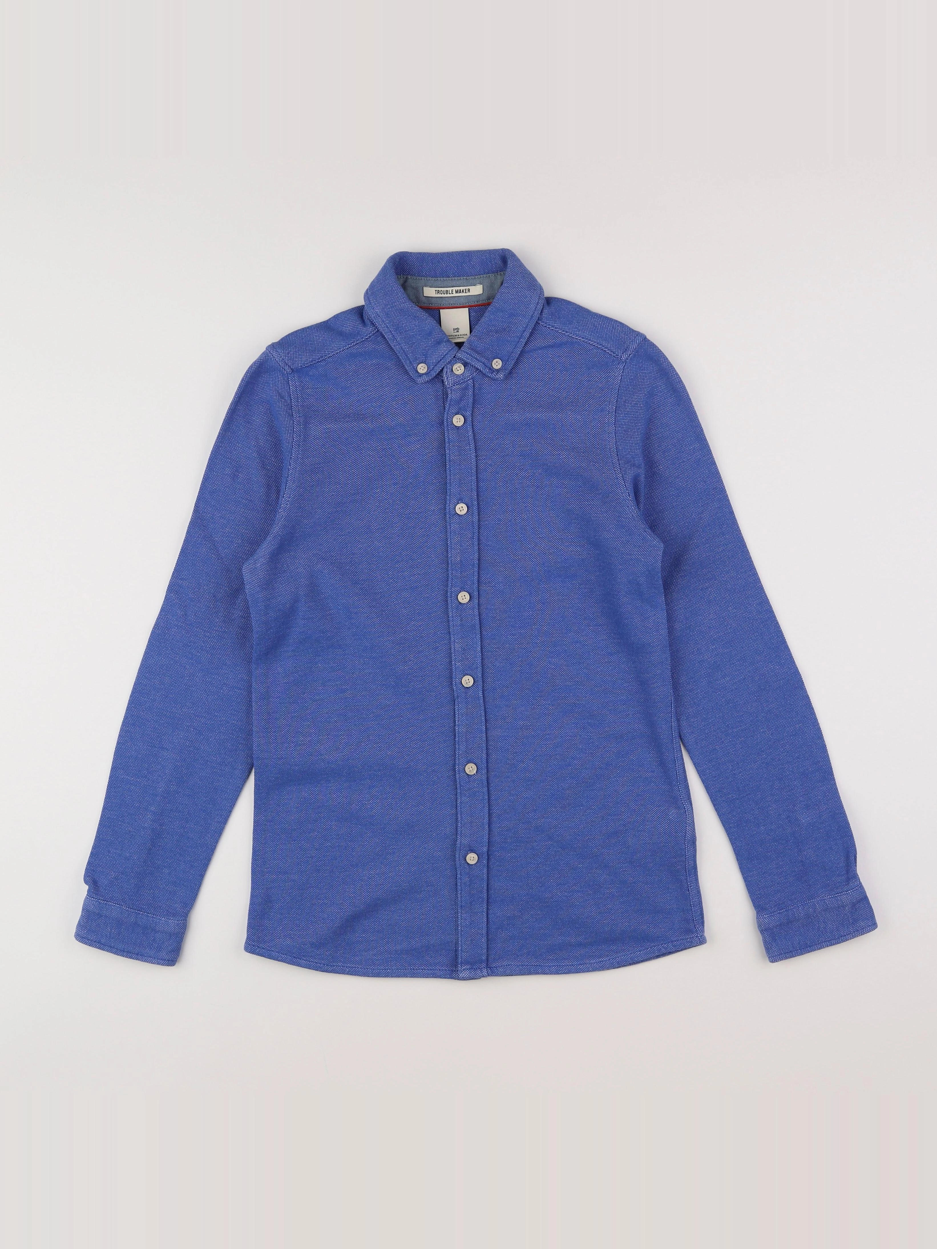 Scotch & Soda - chemise bleu - 10 ans