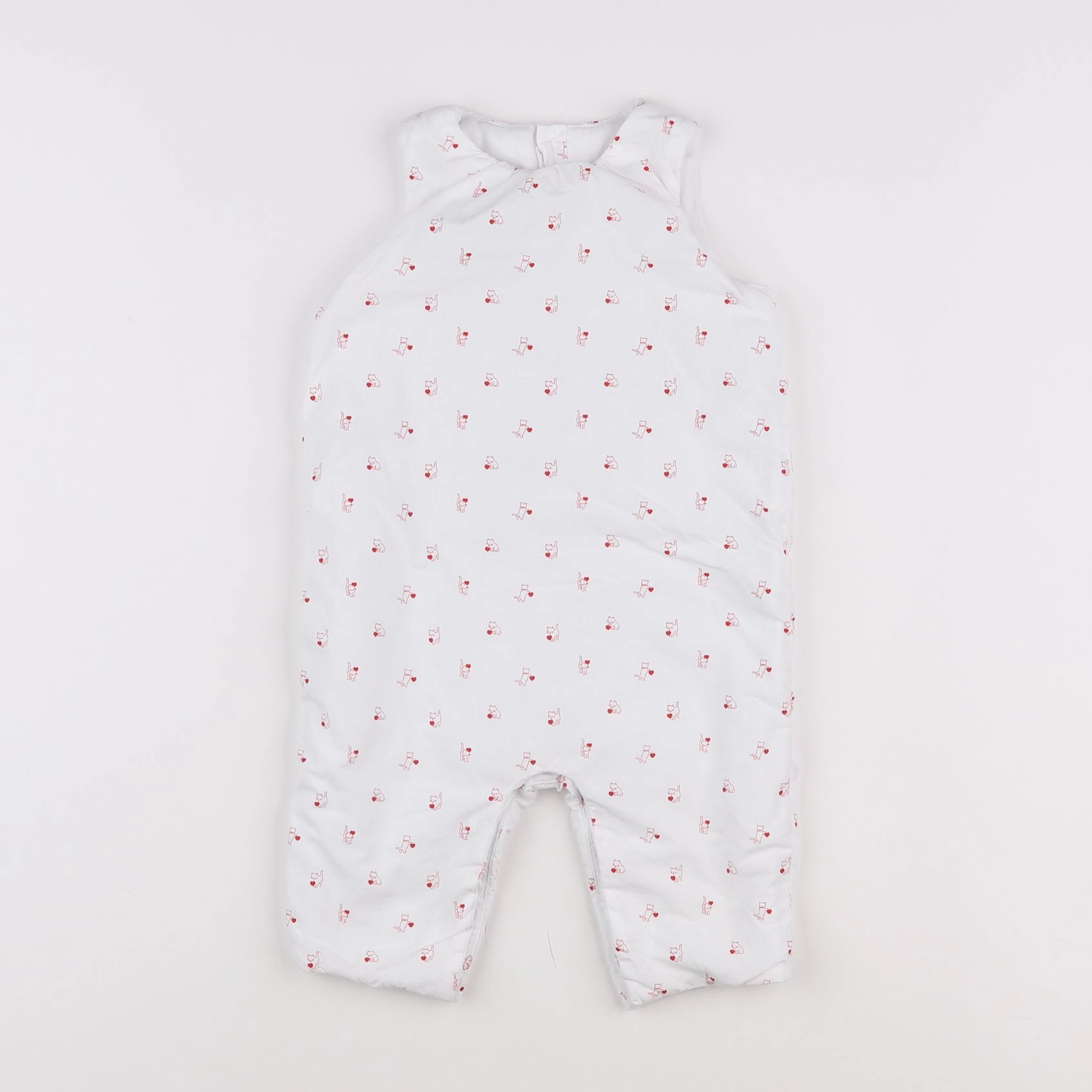 Jacadi - combinaison blanc, rouge - 12 mois