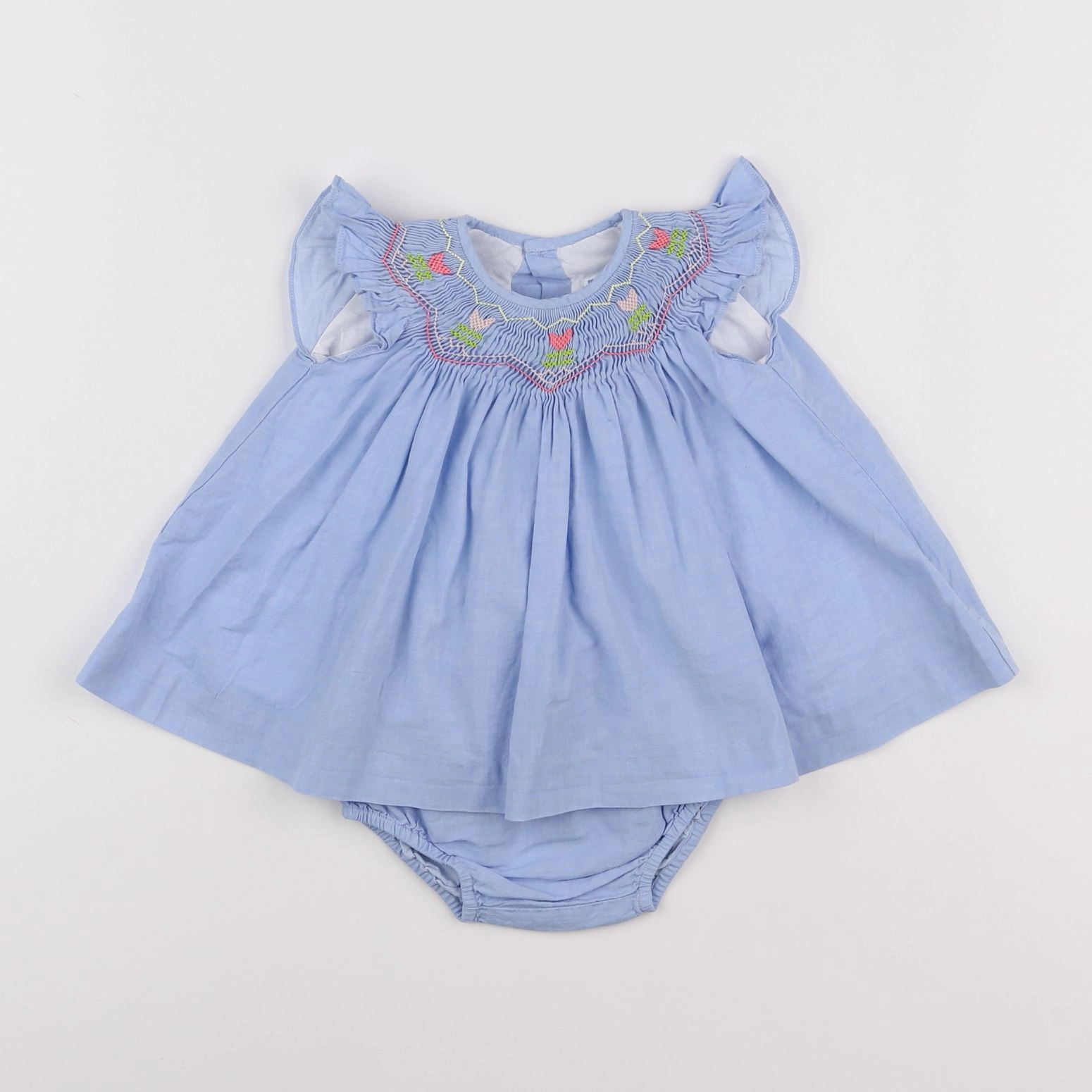 Jacadi - robe bleu - 3 mois