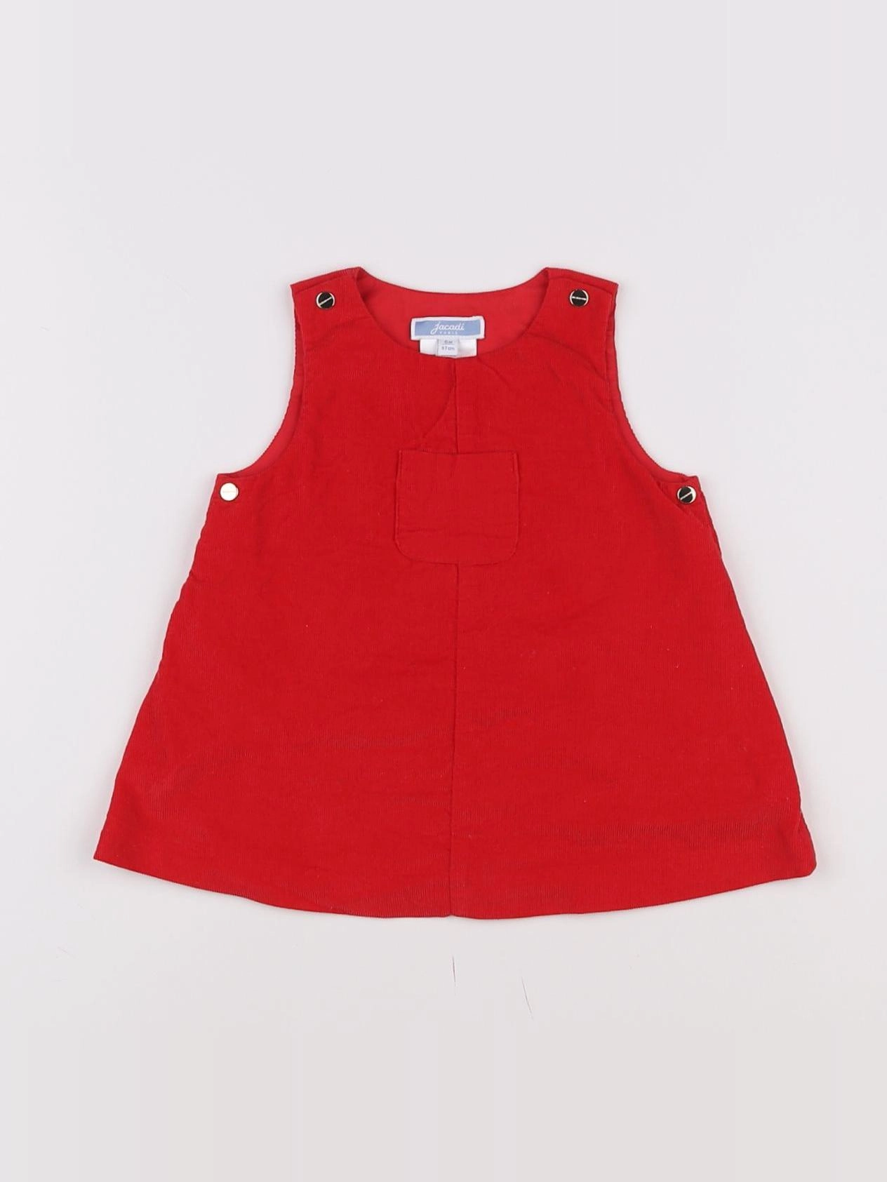 Jacadi - robe rouge - 6 mois