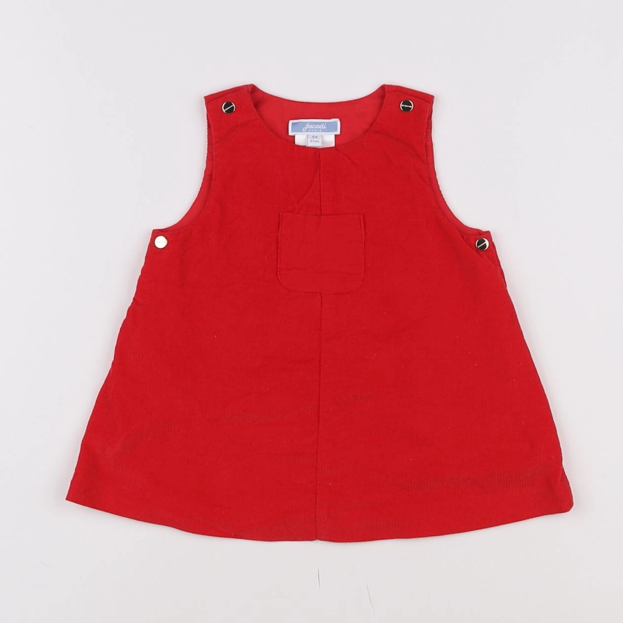 Jacadi - robe rouge - 6 mois