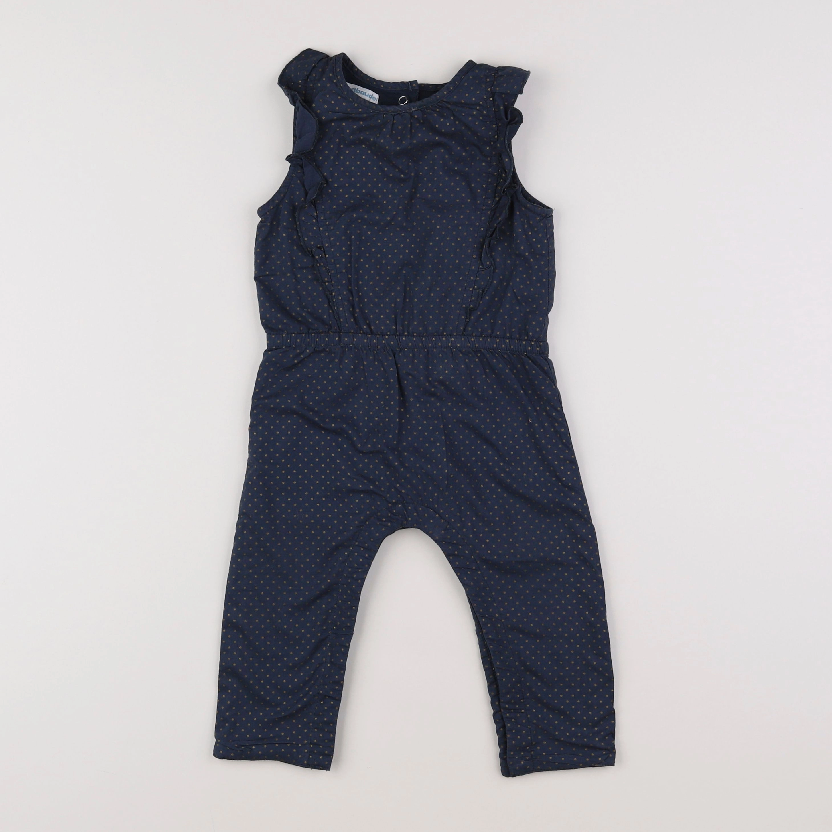 Vertbaudet - combinaison bleu - 12 mois