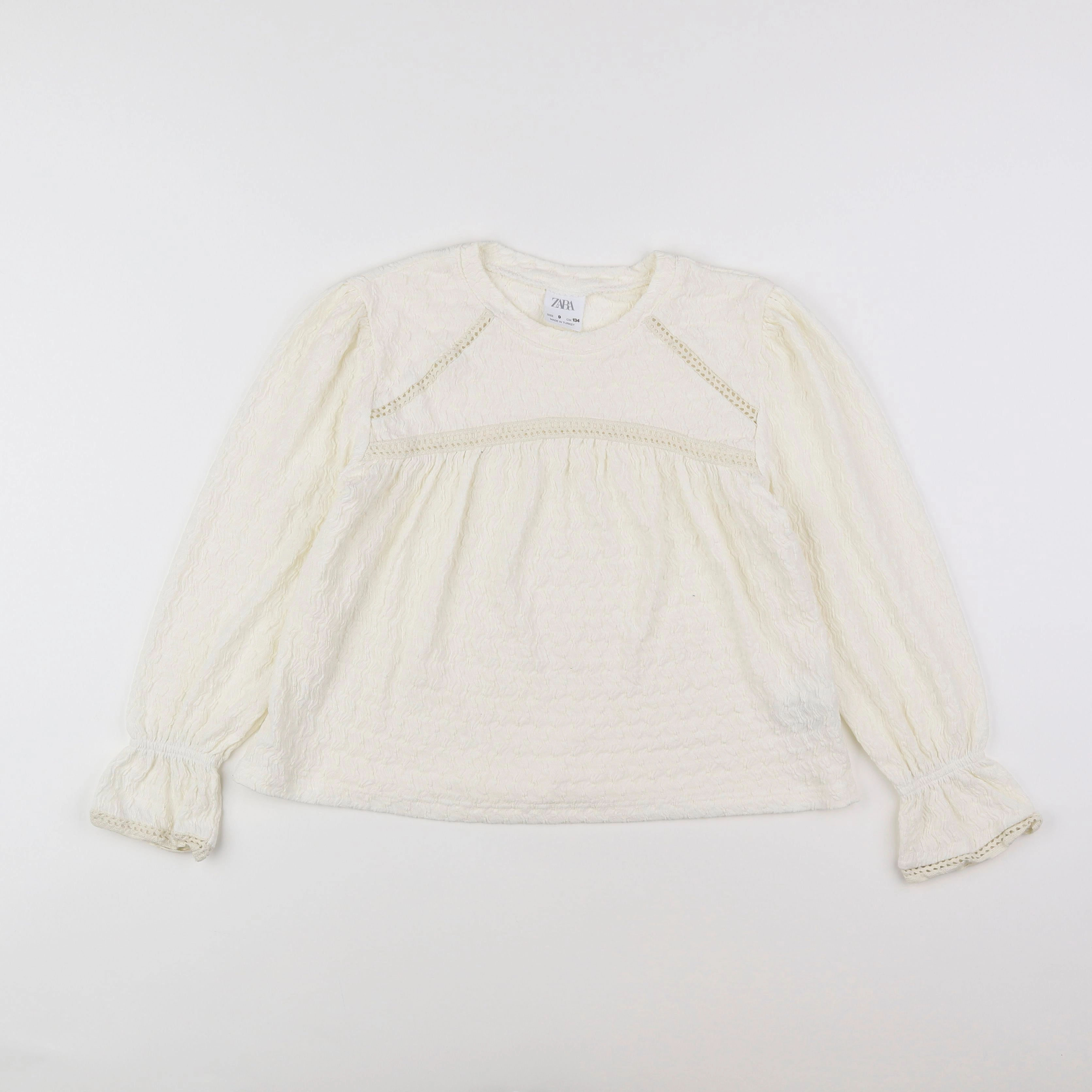 Zara - blouse beige - 9 ans