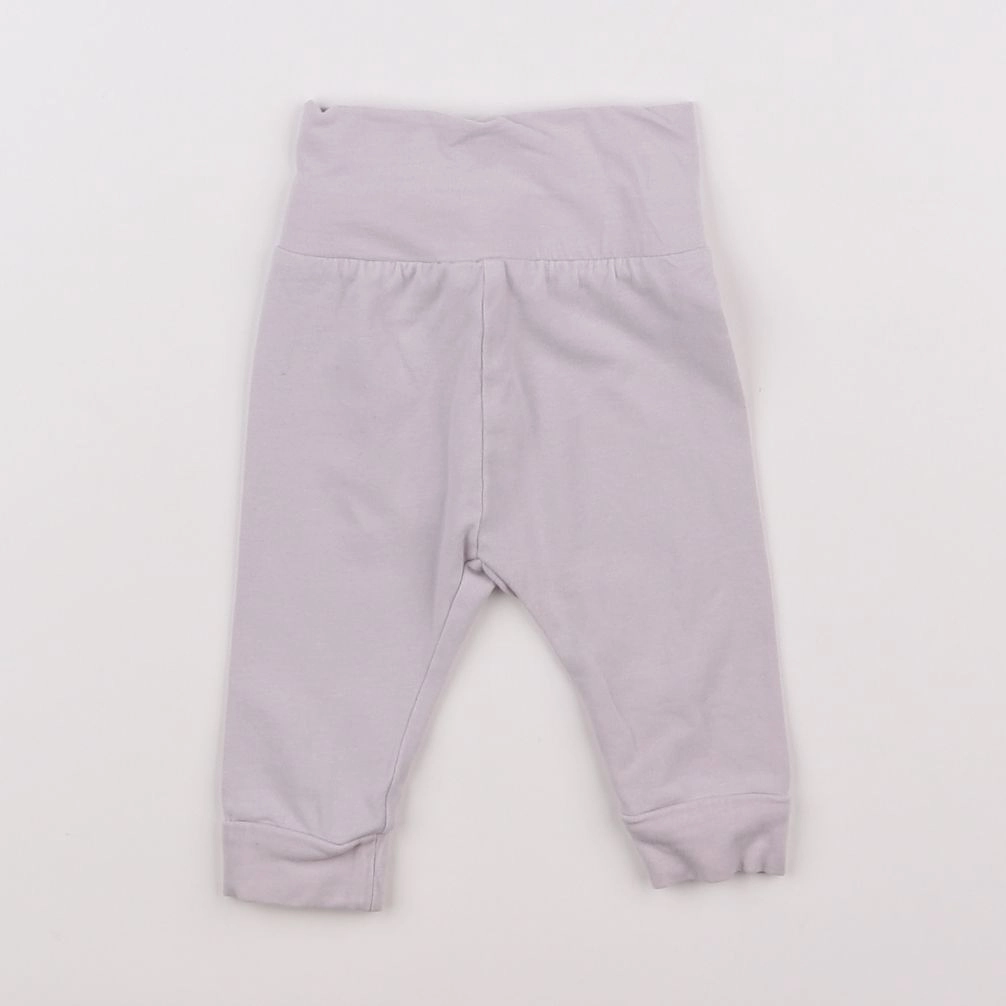 Vertbaudet - legging violet - 3 mois