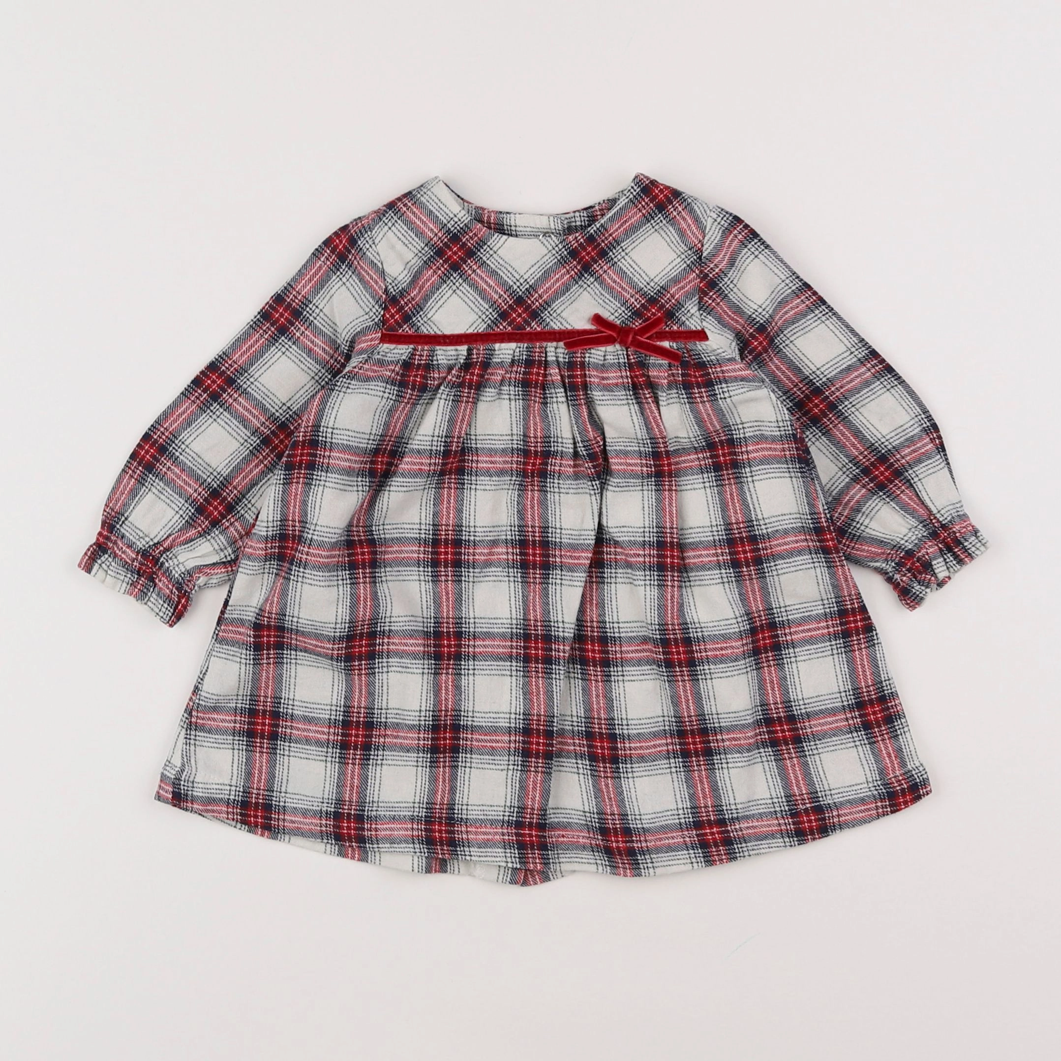 Vertbaudet - robe multicolore - 6 mois