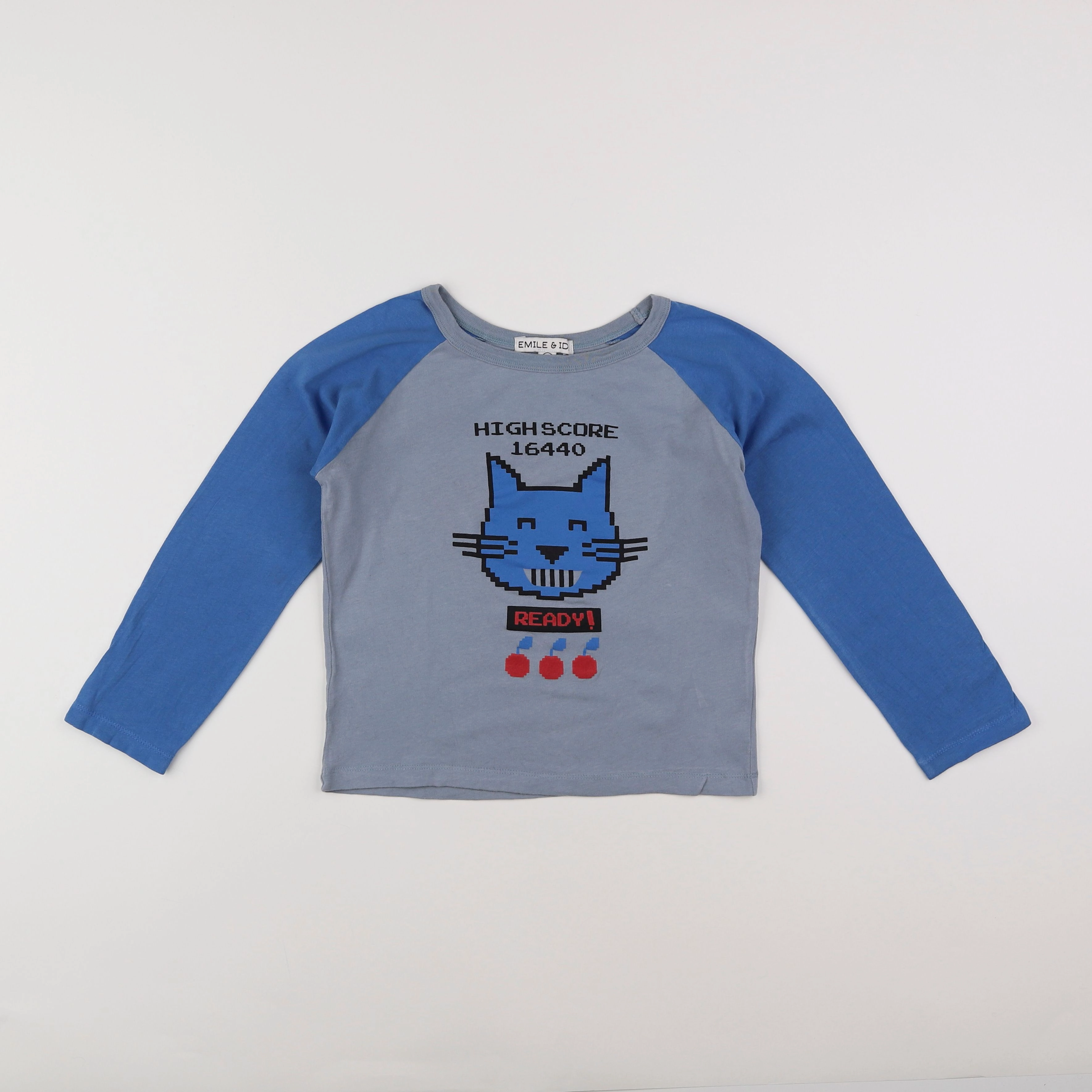 Emile et Ida - tee-shirt bleu - 6 ans