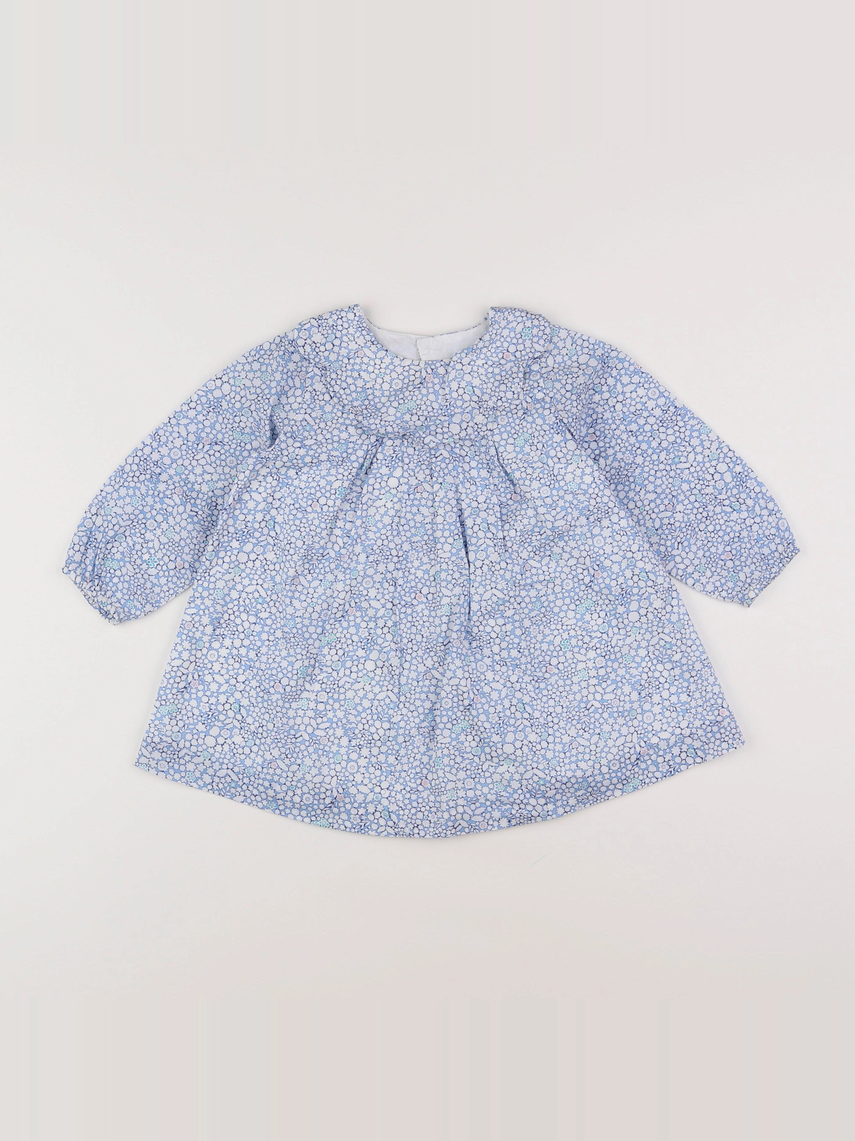 Jacadi - robe bleu - 18 mois