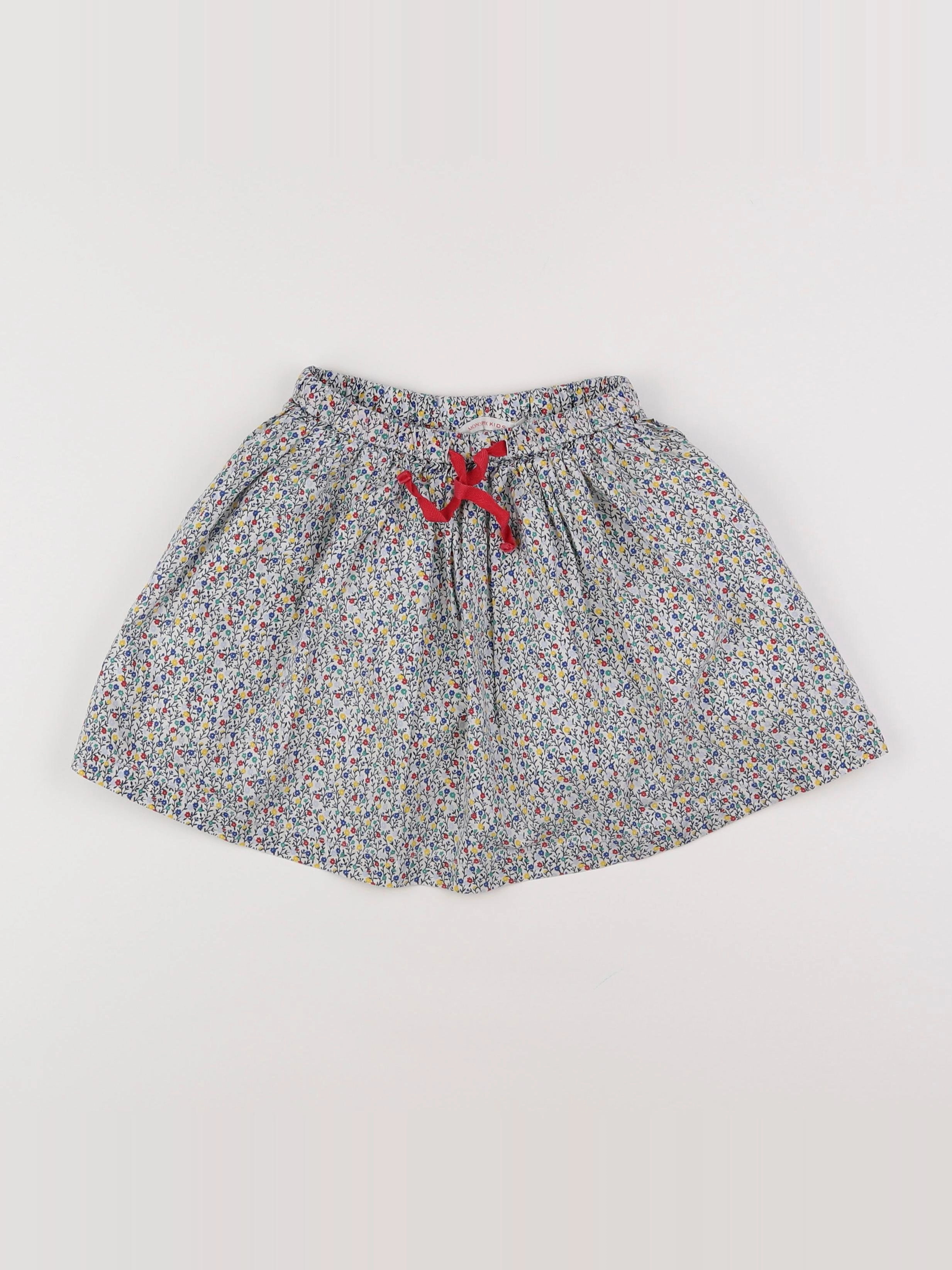 Monoprix - jupe blanc - 4 ans